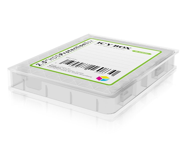 Funda Icy Box Para Hdd/Ssd 2,5" Plastico Transparente