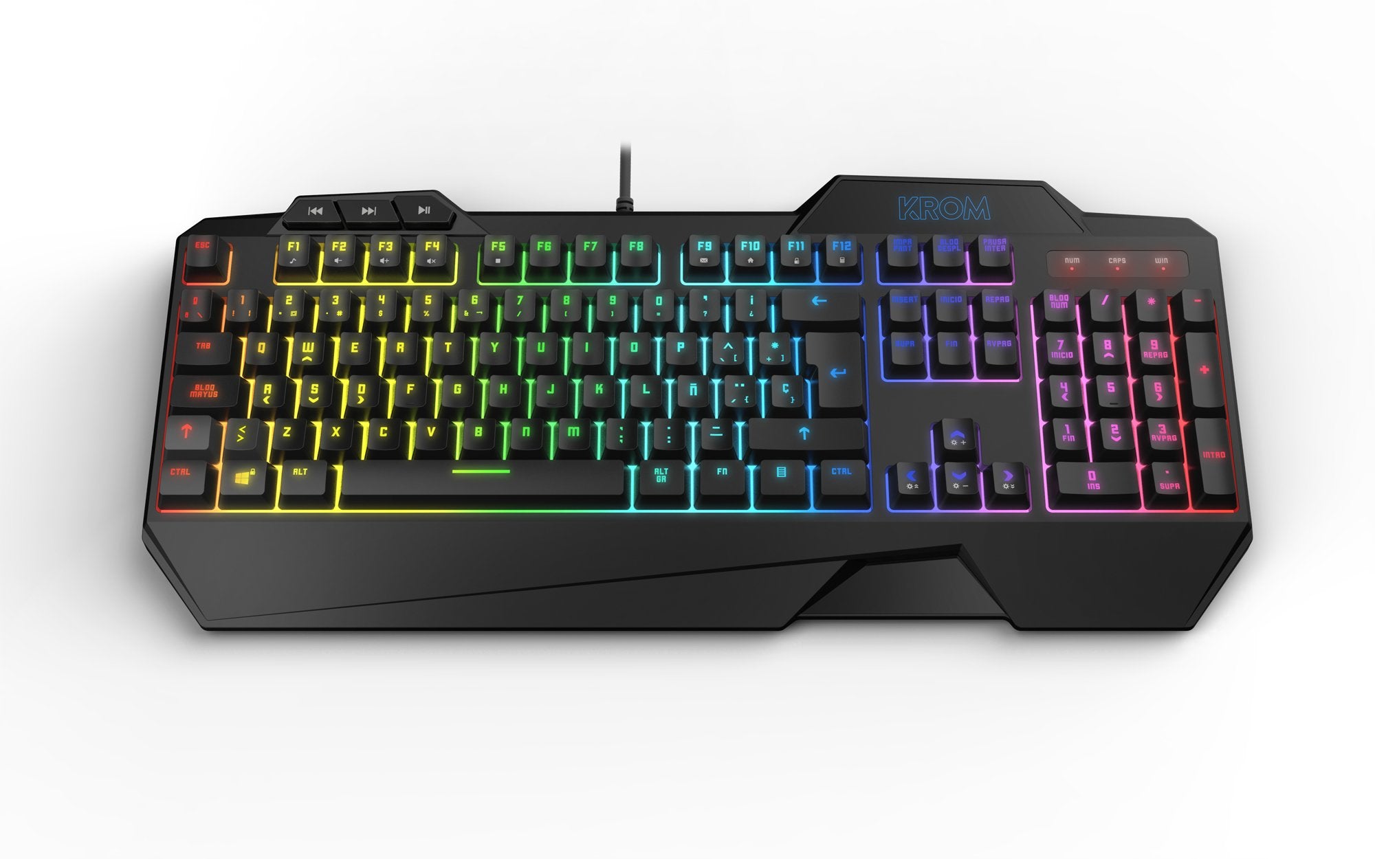 EAN 8436587971051 - Krom Krusher teclado Ratón incluido Juego USB Negro imagen 5