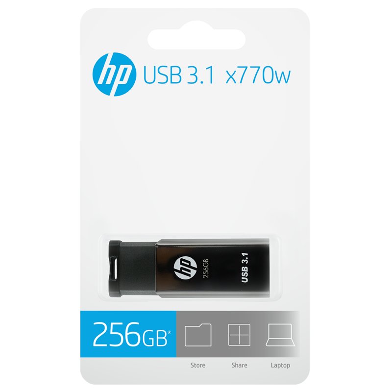 EAN 4712847099654 - HP x770w unidad flash USB 256 GB USB tipo A 3.2 Gen 1 (3.1 Gen 1) Negro imagen 4