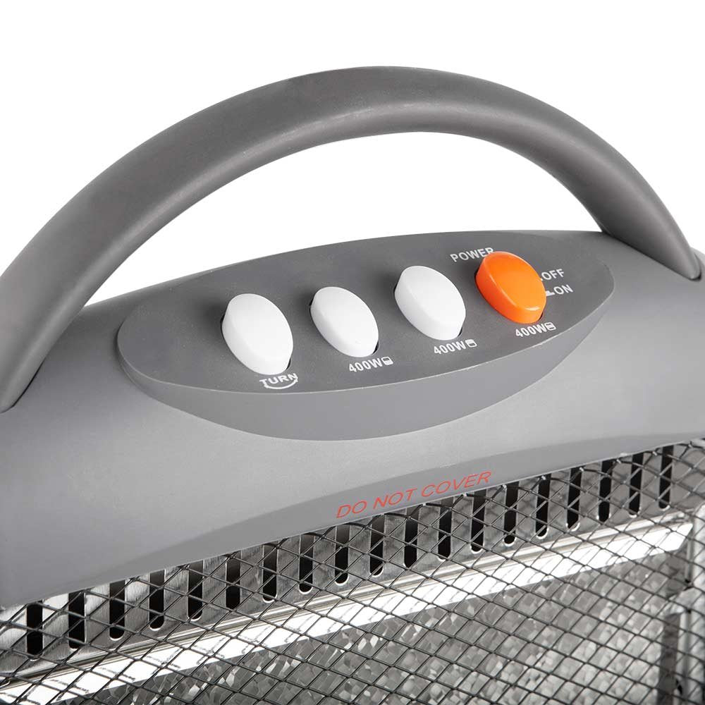 Orbegozo Bp 5008 Calentador Halogeno Portatil - Potencia De 1200w - Silencioso - Emision Instantanea De Calor - Sistema
