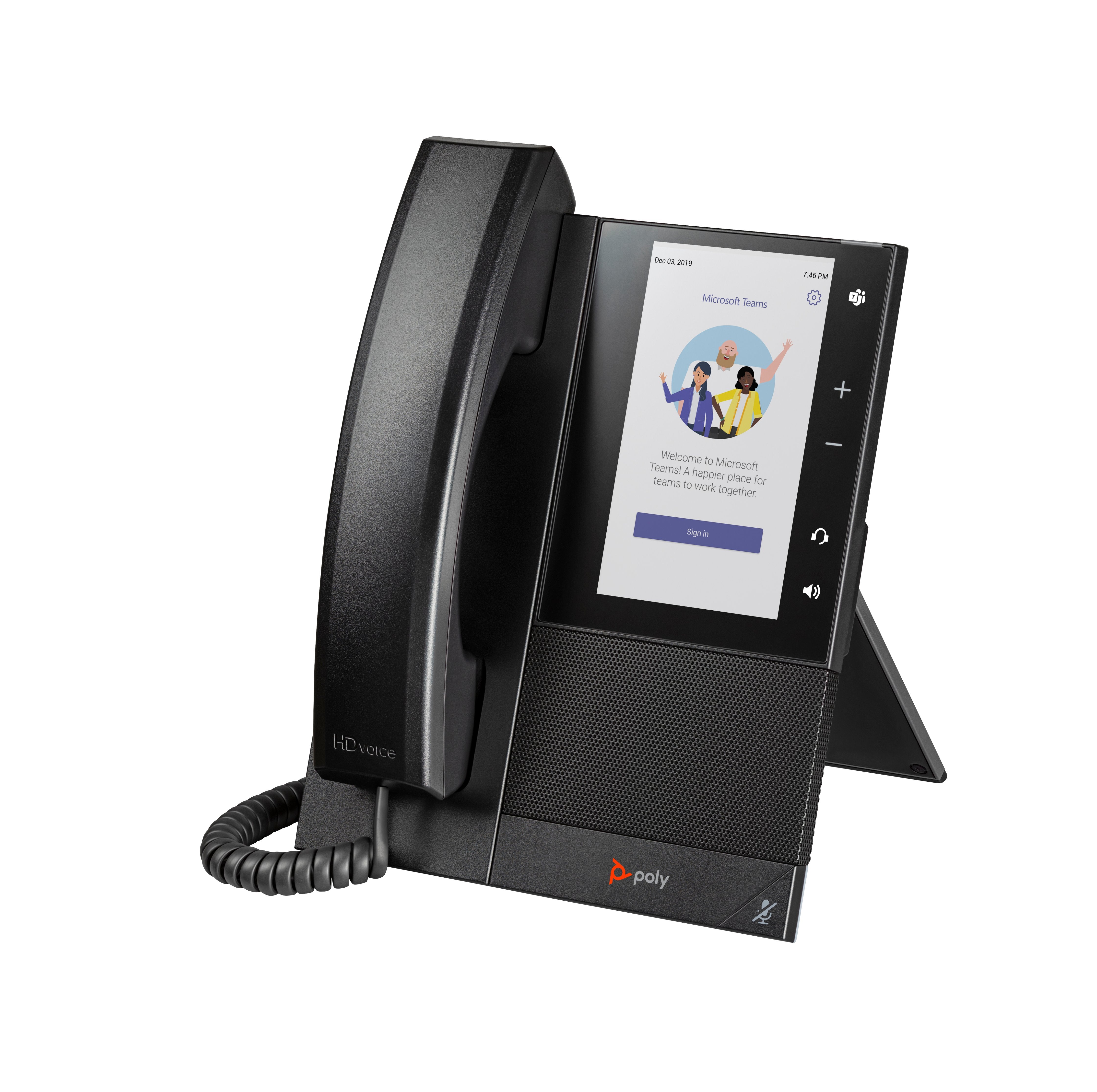 EAN 0197497342741 - HP Poly CCX 505 Business Media Phone for Microsoft Teams and PoE-enabled teléfono IP Negro 24 líneas LCD imagen 5