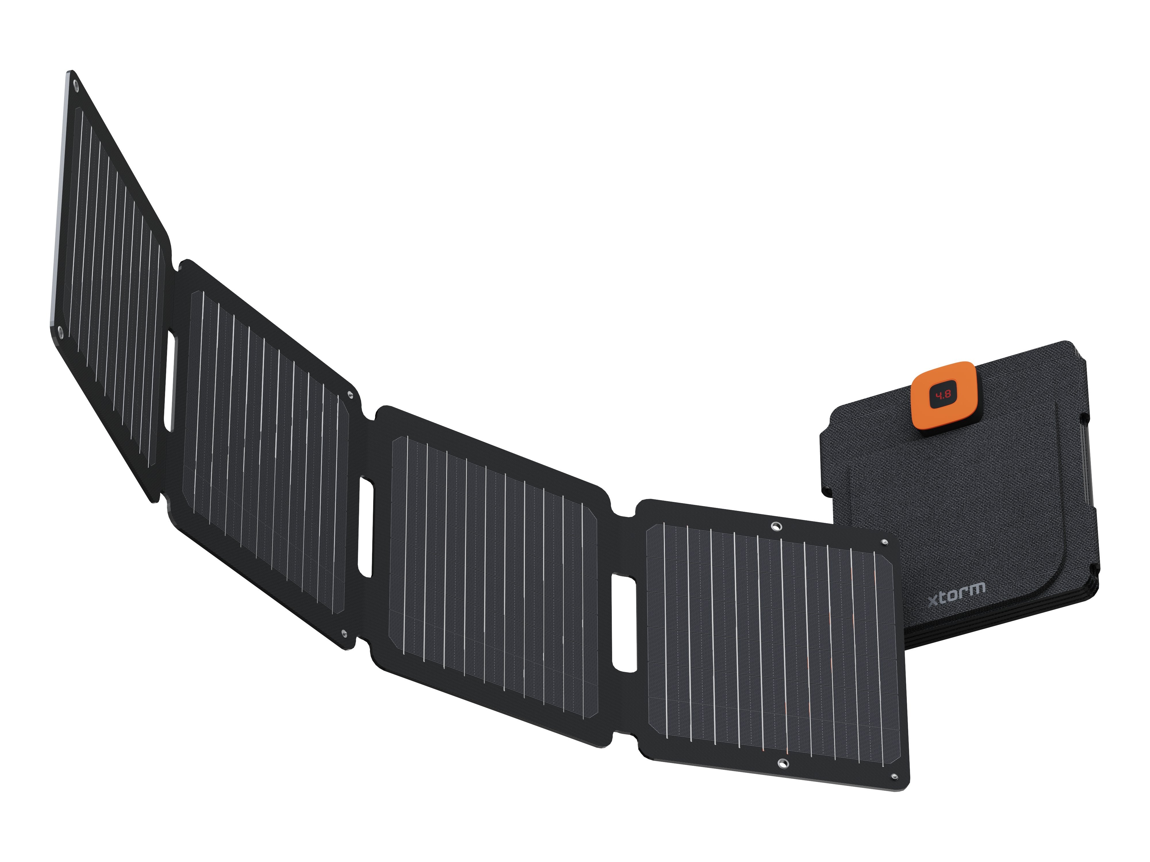 Panel Solar Plegable Xr2s28 28w Negro Xtorm 28w/ Usb-A, Usb-C/ Certificación Ipx4/ Pantalla Lcd