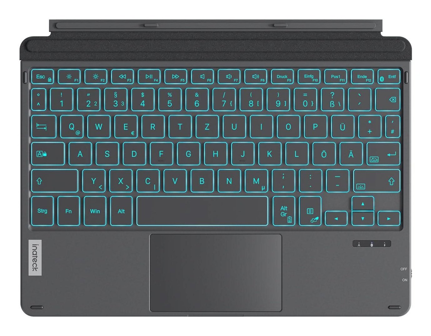 EAN 6976521110471 - Inateck KB02028_GRAY accesorio o pieza de recambio para tableta Teclado imagen 1