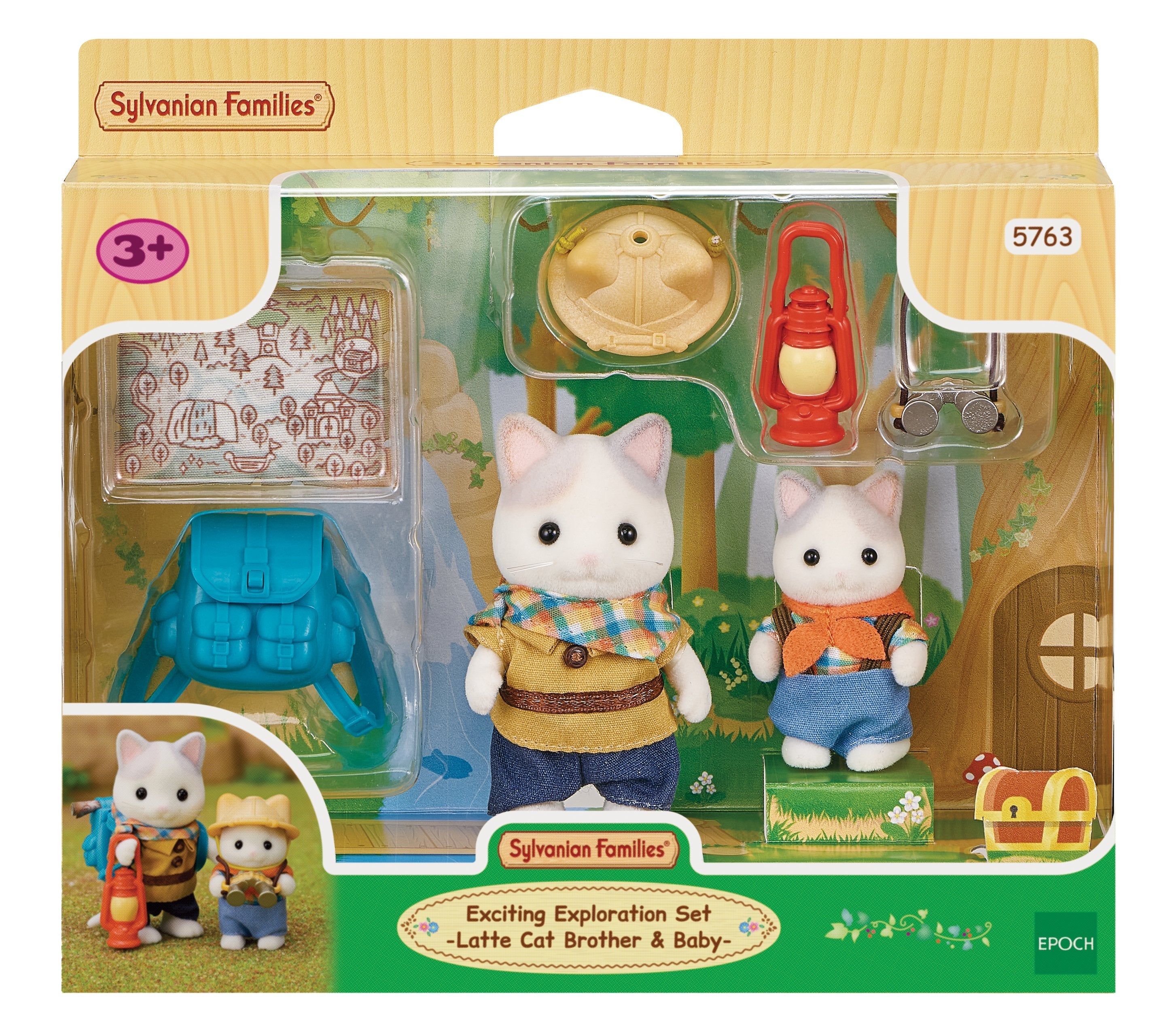 Epoch Sylvanian Families - Abenteuer Entdecker Set Con Zwei Figuren 5763