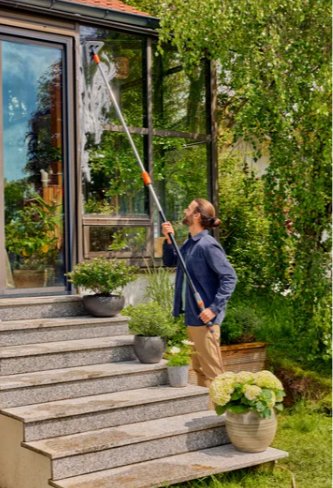 EAN 4078500064767 - Gardena 18804-20 soporte de manguera Aluminio Aluminio, Negro, Naranja imagen 4