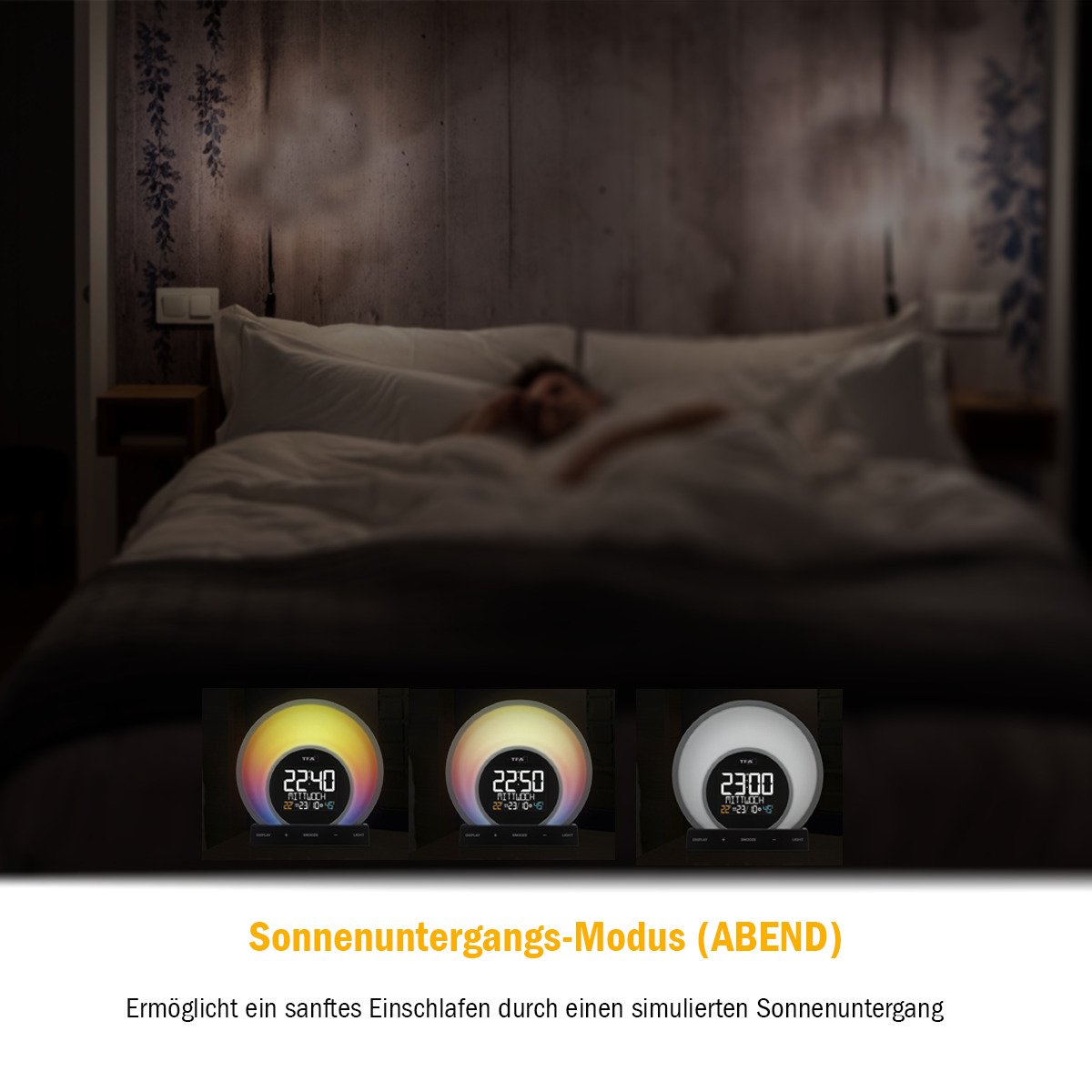 Tfa Despertador Luminoso Y Clima Ambiental Soluna 60.2026.01