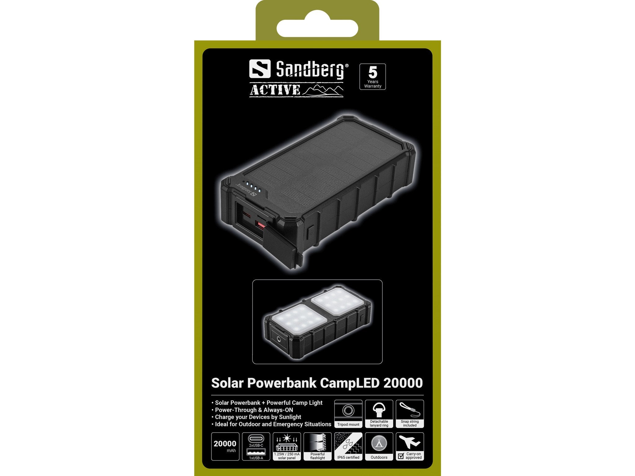 EAN 5705730421242 - Sandberg 421-24 batería externa 20000 mAh Negro imagen 7