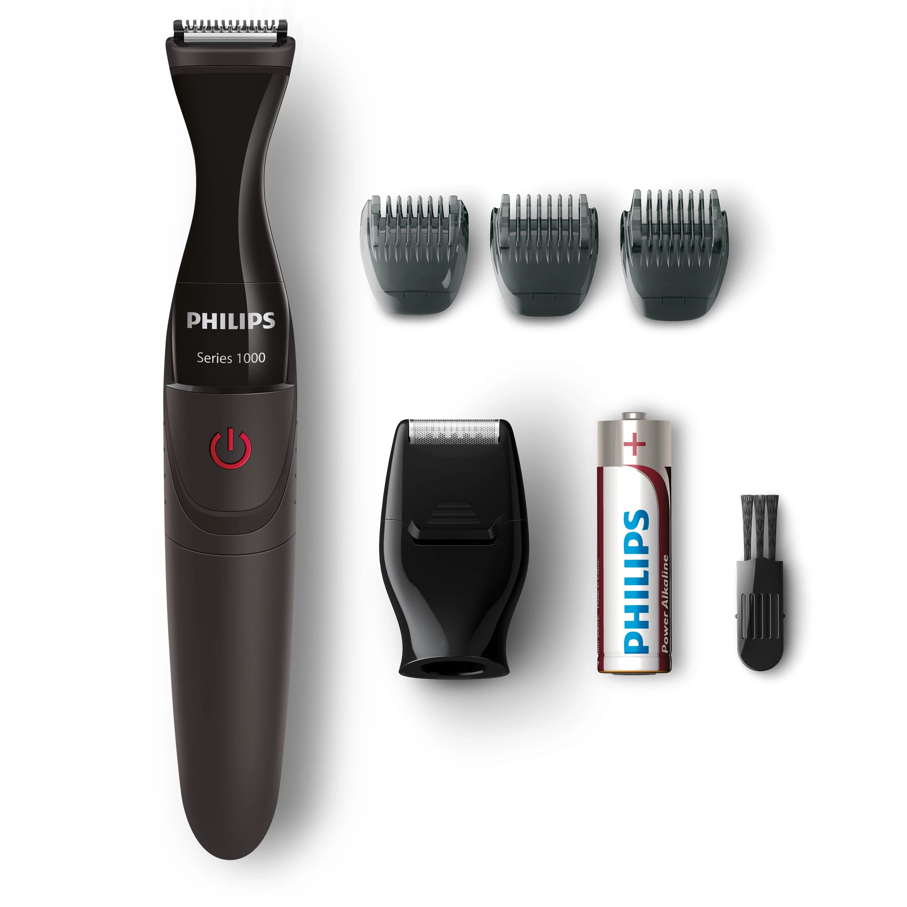 EAN 8710103701583 - Philips MULTIGROOM Series 1000 MG1100/16 depiladora para la barba 4 5 mm Negro, Rojo imagen 3