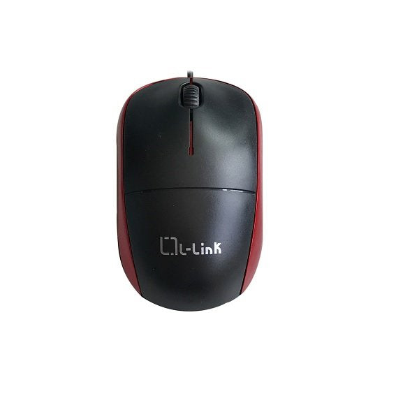L-Link Raton Usb Optico Negro/Rojo Ll-2080-R