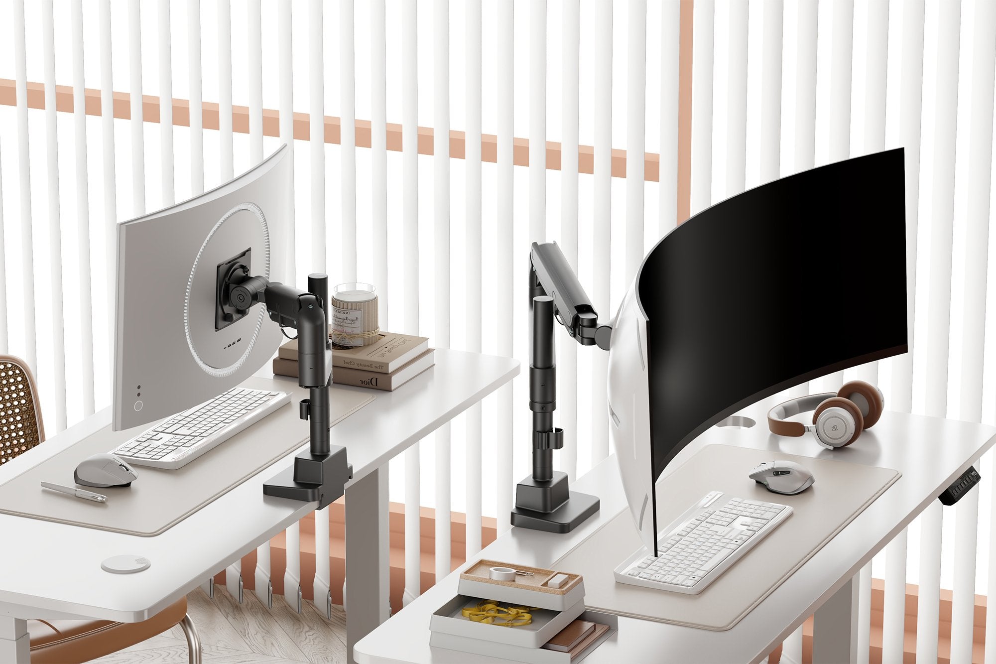 EAN 4016032505938 - Digitus DA-90475 soporte para monitor 144,8 cm (57") Escritorio Negro imagen 7