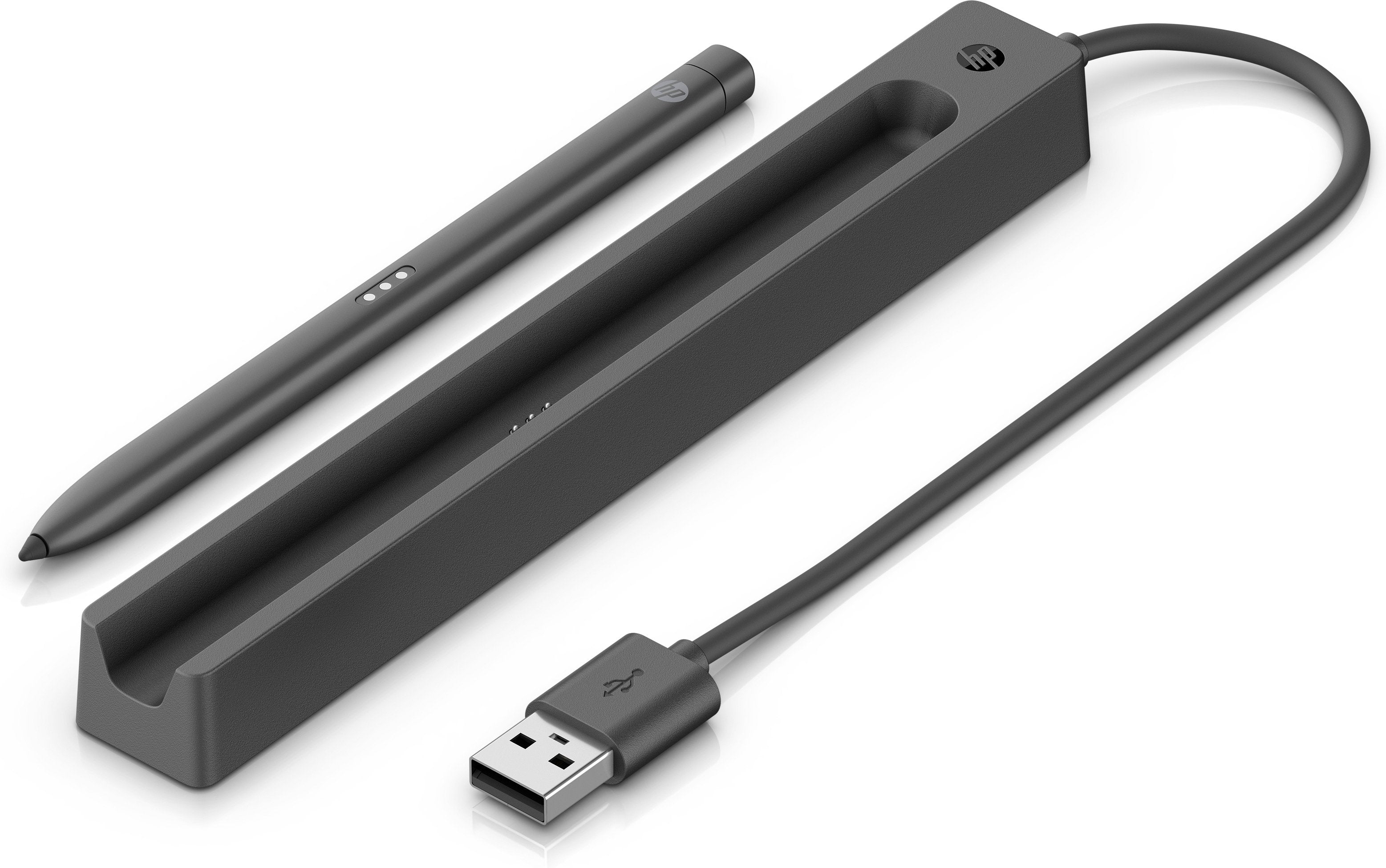 EAN 4573595708560 - HP Slim Rechargeable Pen Charger Stylus (lápiz digital) Negro USB Interior imagen 2