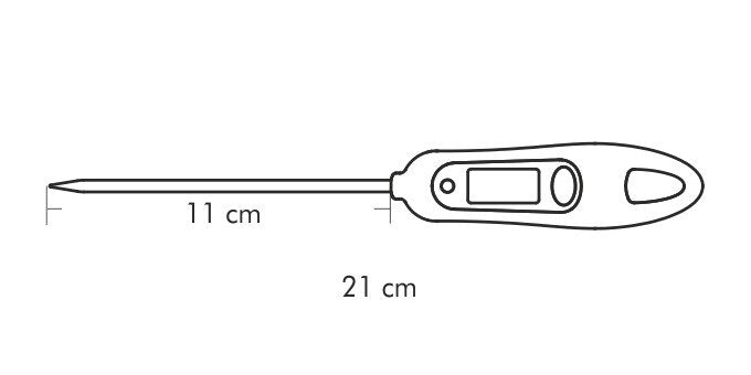 Termometro Digital Presto. Tescoma