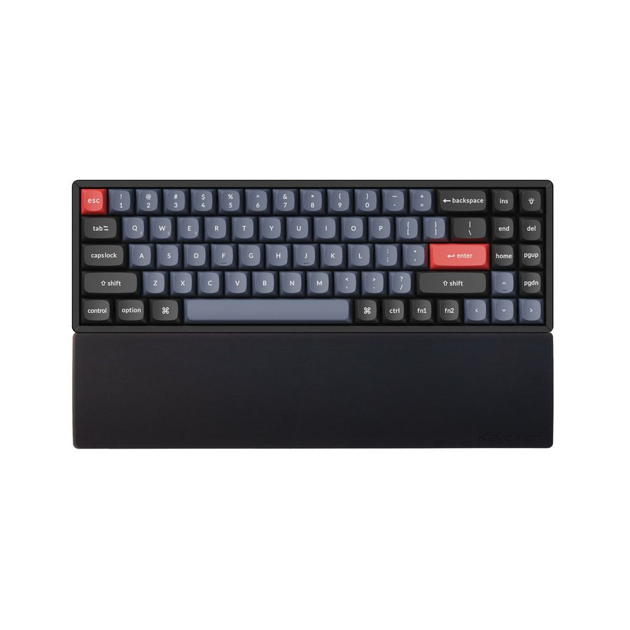 Keychron Silicone Palm Rest Para K4/Q5/V5 (Negro) Pr51