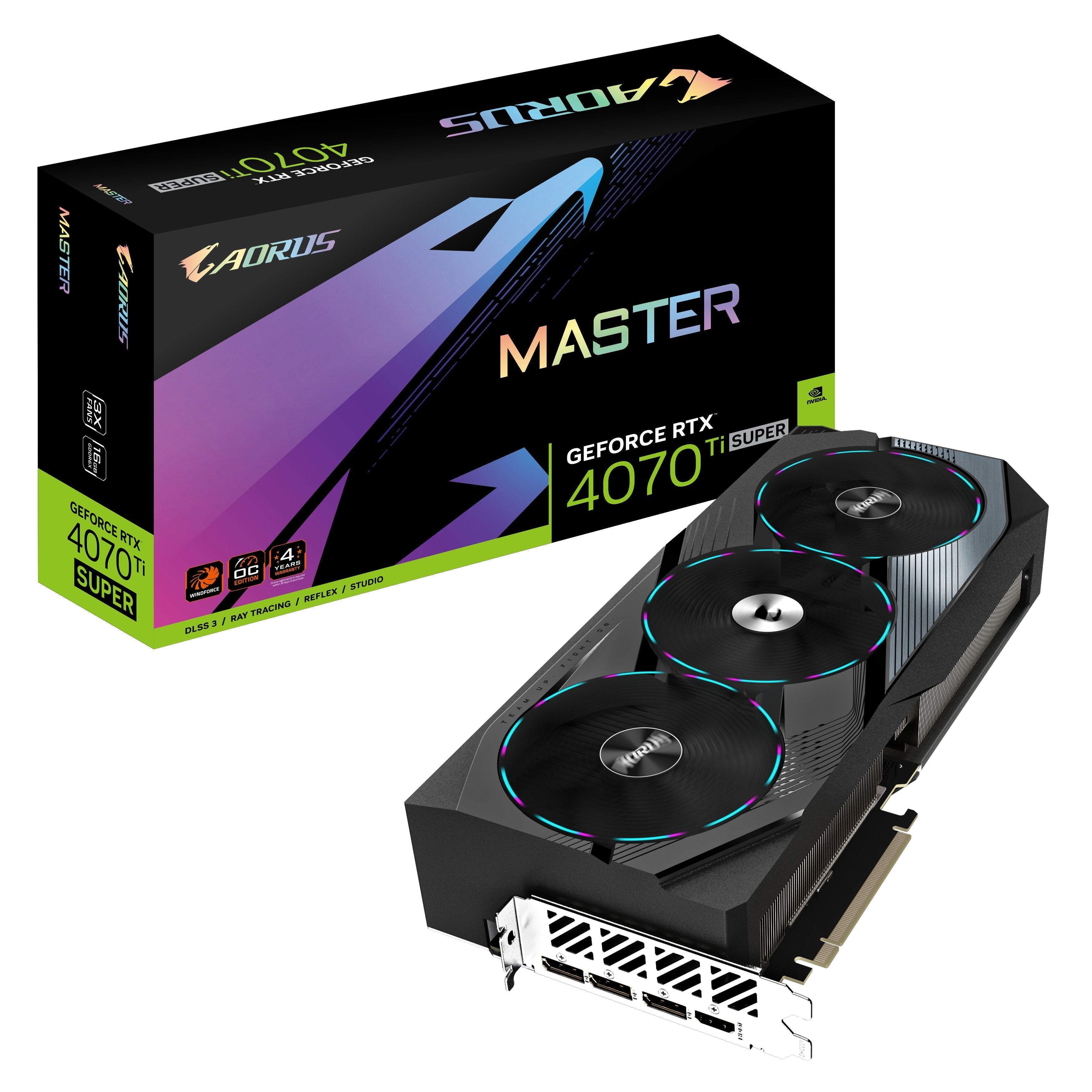 Tarjeta Grafica Gigabyte Rtx 4070 Ti Super Aorus Master 16gb