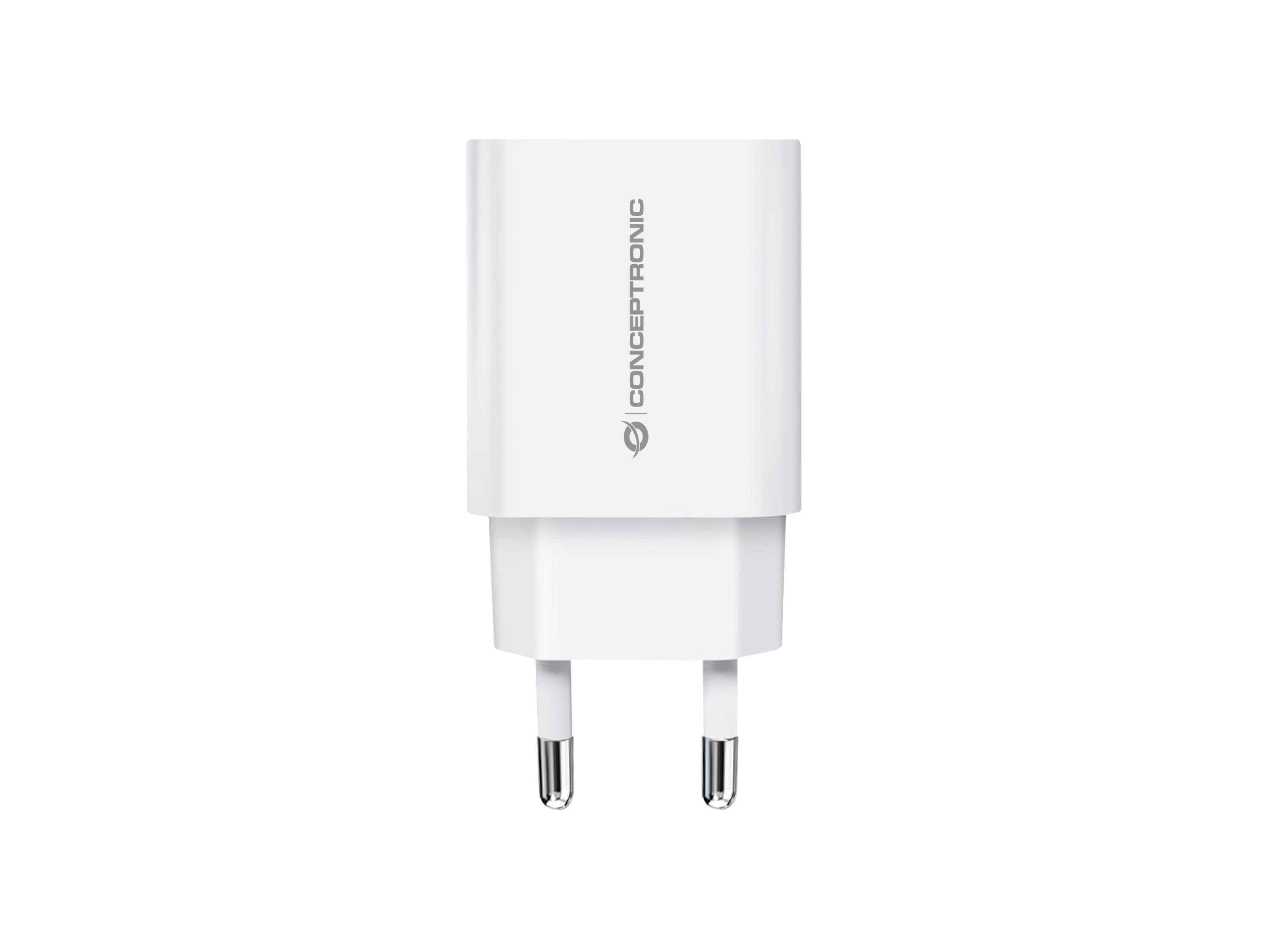 EAN 4015867236451 - Conceptronic ALTHEA14W cargador de dispositivo móvil Universal Blanco Corriente alterna Carga rápida Inte imagen 2