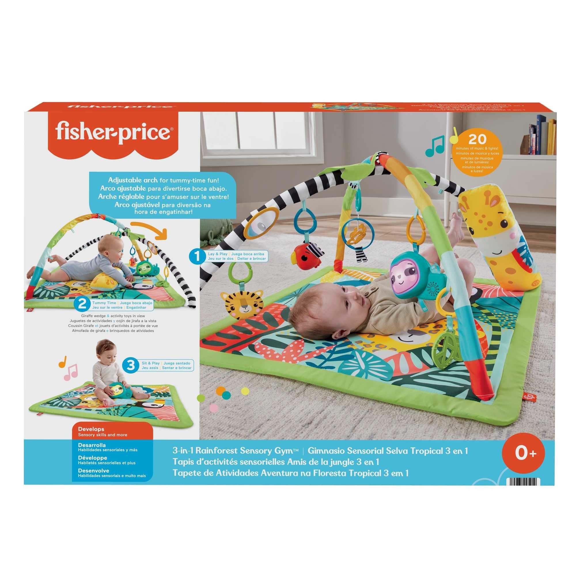 EAN 0194735095919 - Fisher-Price HJW08 gimnasio para bebé y tapete de juego Tela, Plástico Multicolor Manta de juegos para be imagen 6