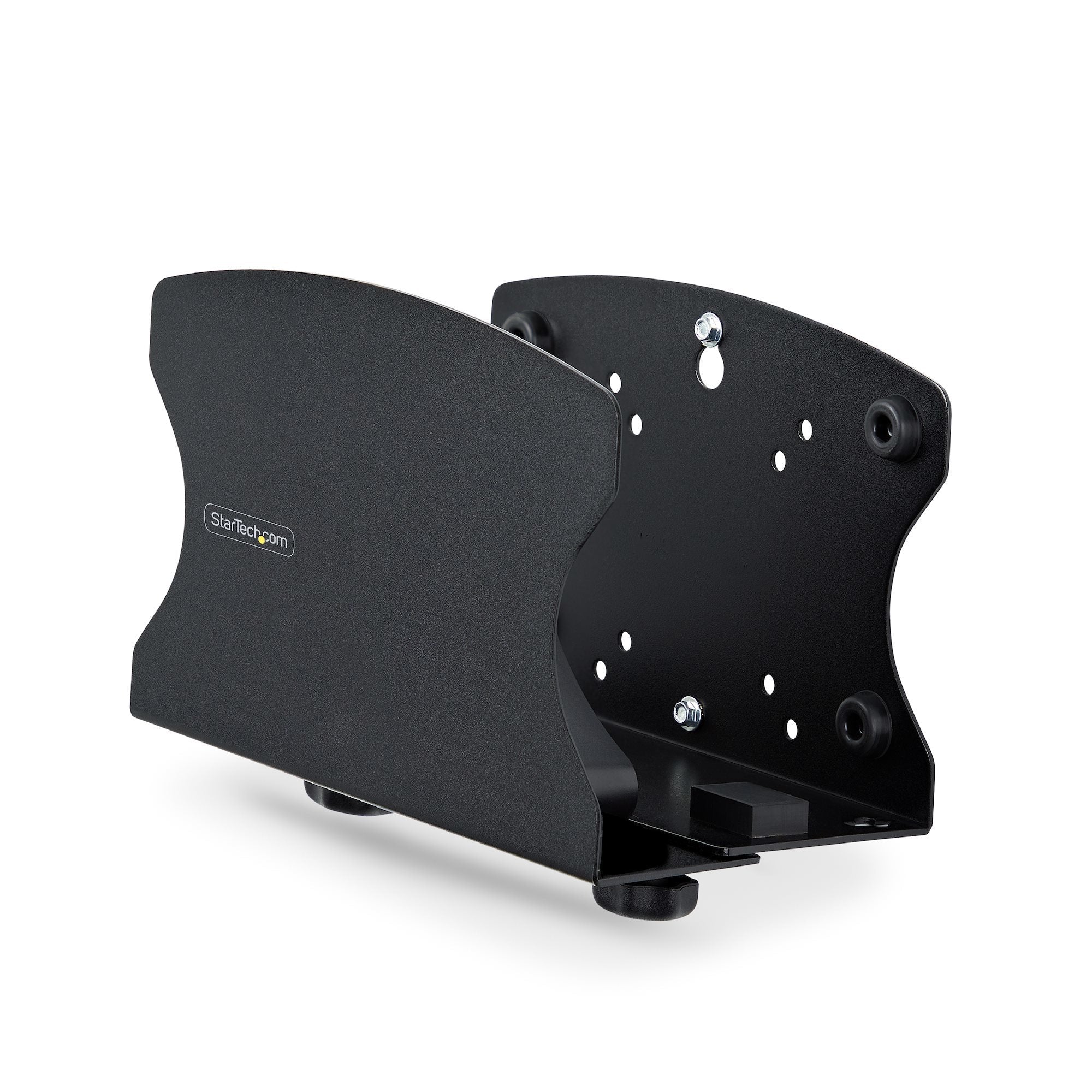 Startech.Com Pc Wall Mount Bracket For Desktop Computers Up To 40lb Toolless Width Adjustment 1.9-7.8in (50-200mm) Heavy-Duty Steel Cpu Tower/Case Shelf/Holder Includes Mounting Hardware And Spacers (2ns-Cpu-Wall-Mount) Soporte De Montaje E