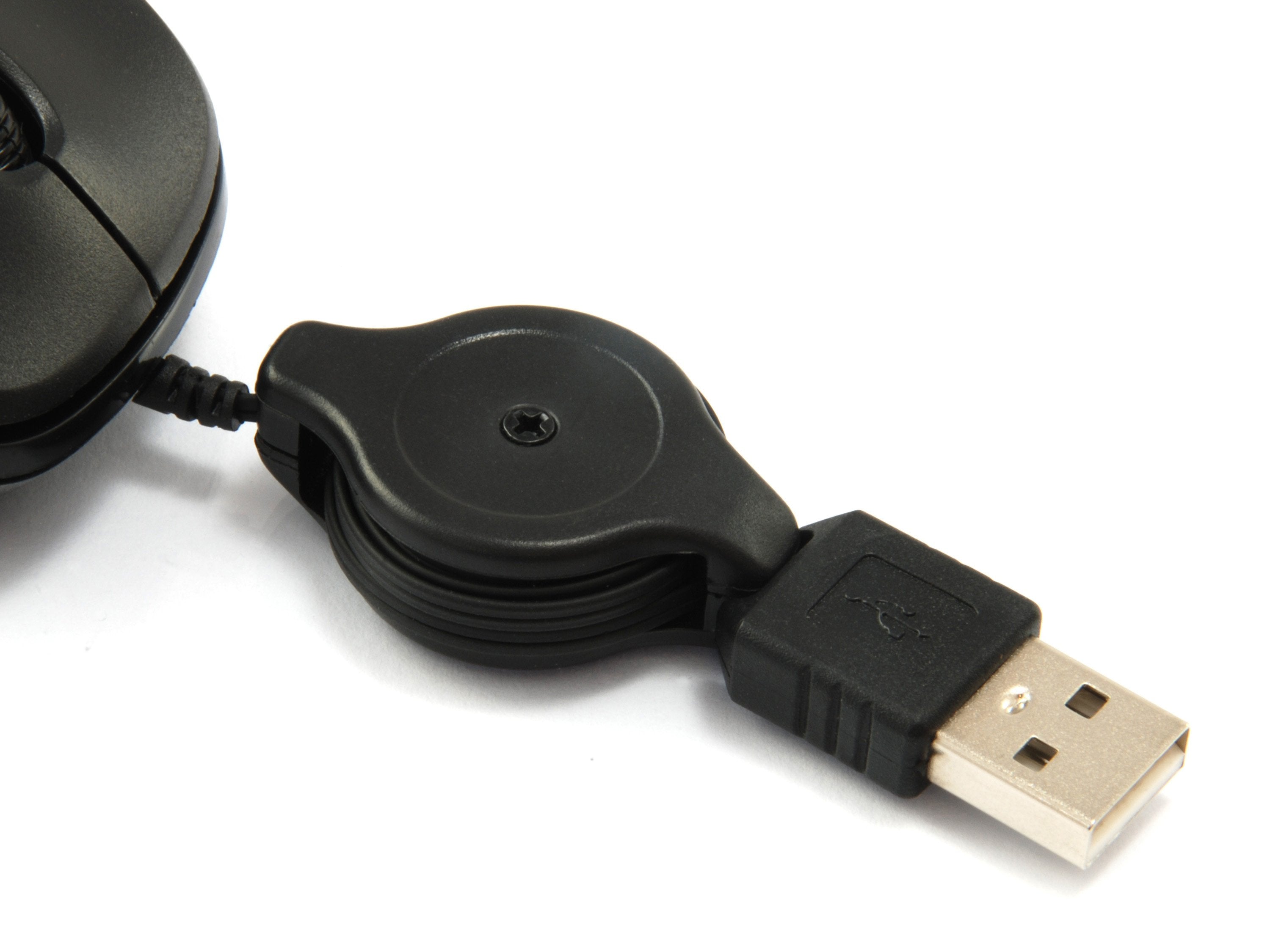 Equip Raton Optical Travel Mouse Cable Retractil
