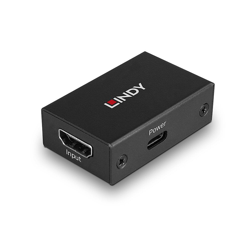 EAN 4002888383912 - Lindy 38391 extensor audio/video Repetidor de señales AV Negro imagen 1