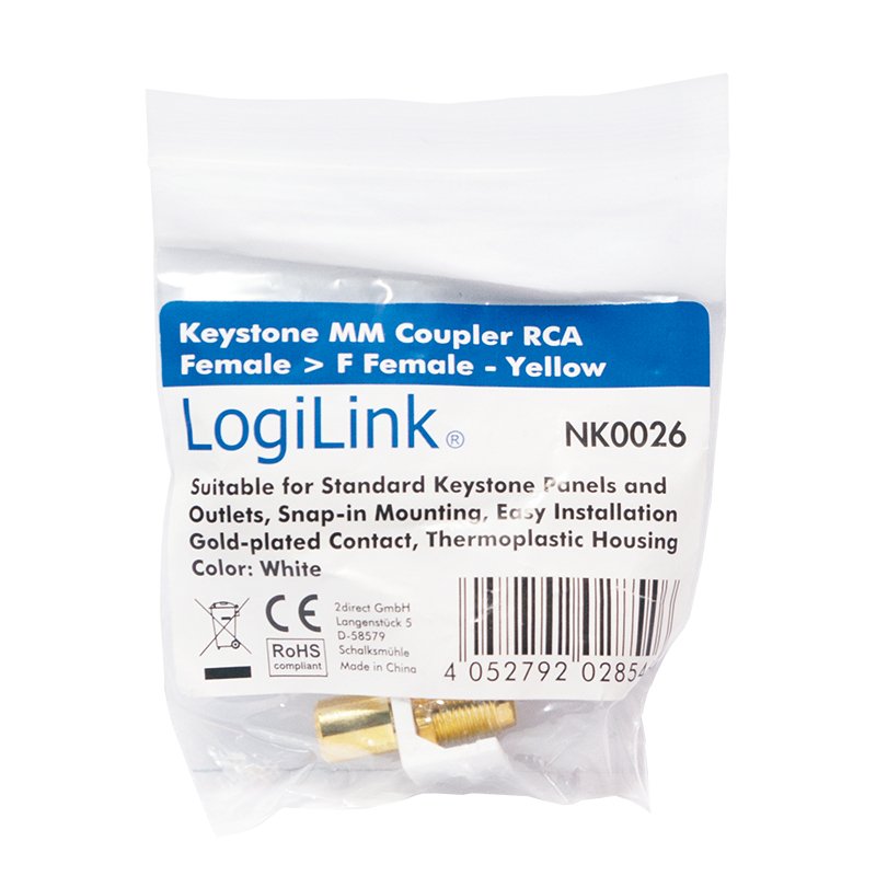 EAN 4052792028546 - LogiLink NK0026 módulo de conector de red imagen 4