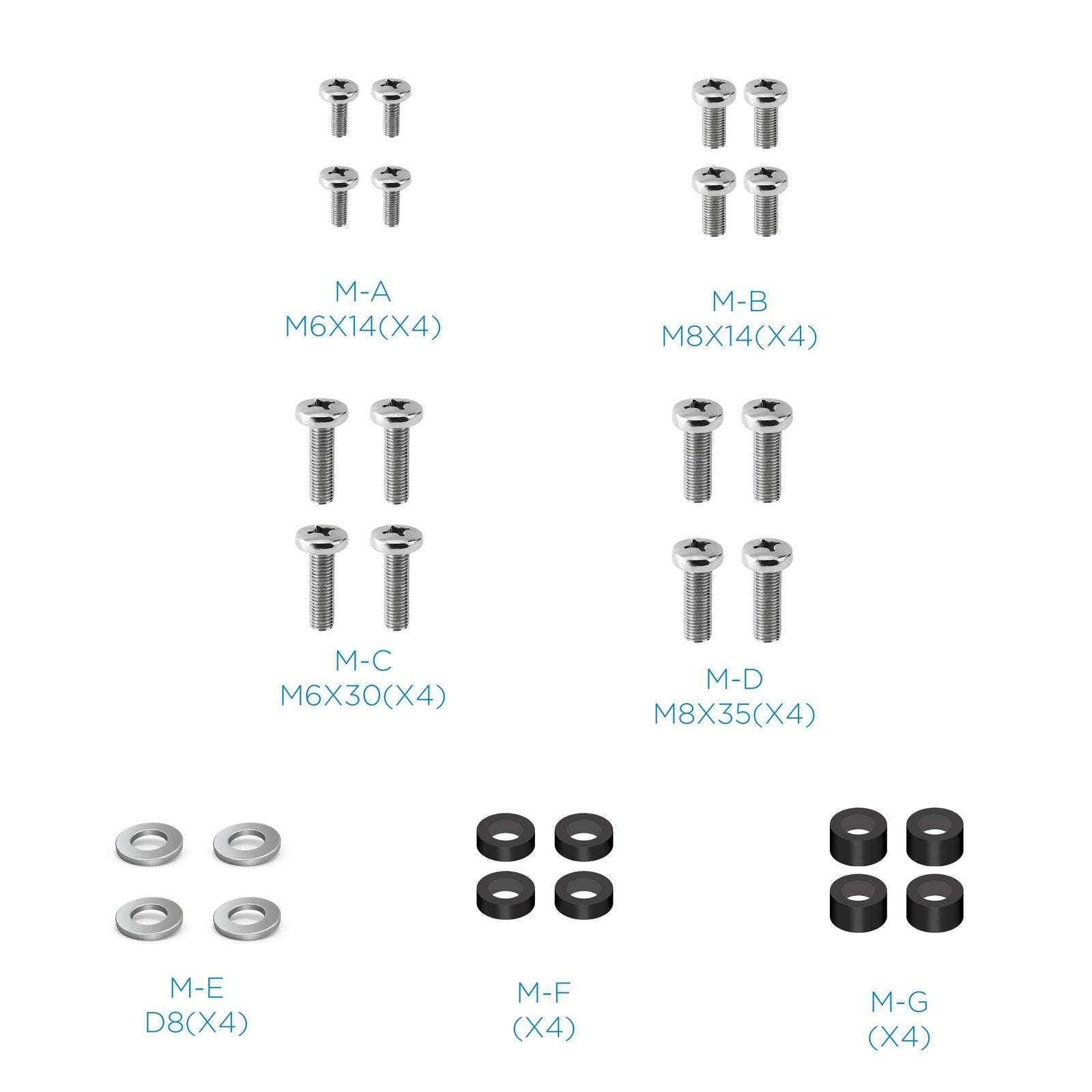 Tooq Soporte Suelo Ruedas Tv Horiz/Vert "Hera" 37-86" - Negro