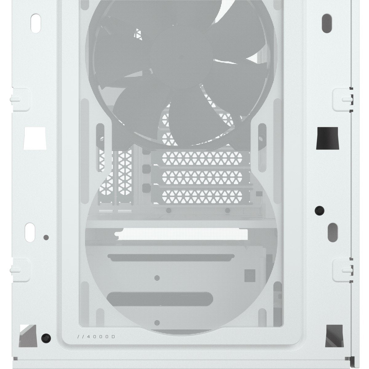 Caja Pc Corsair 4000d Airflow Midi Tower Blanco Corsair Crystal 4000d Airflow Mid-Tower Cristal Templado Blanca Cc-9011201-Ww