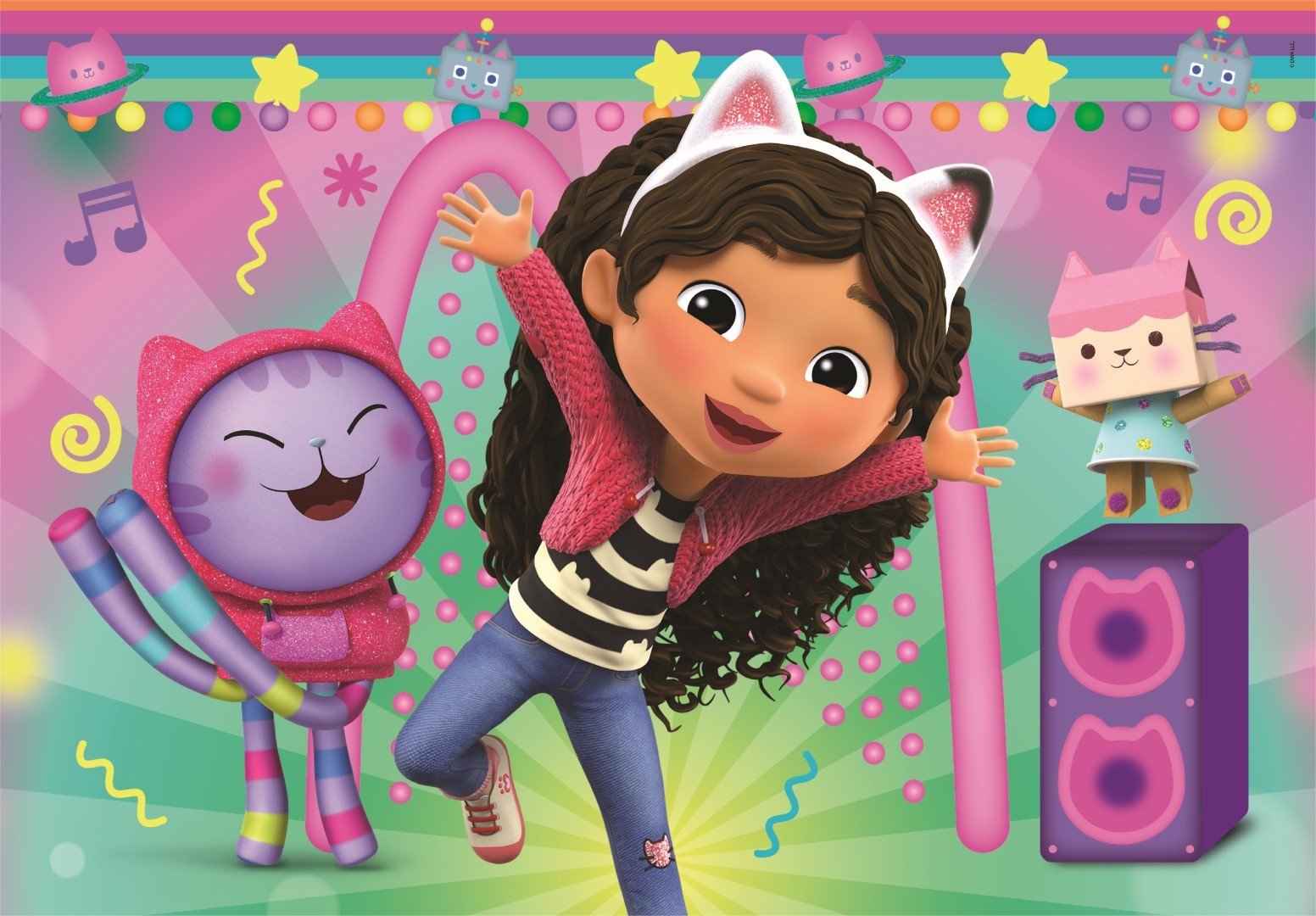 Puzzle La Casa De Muñecas De Gabby 2x60pzs