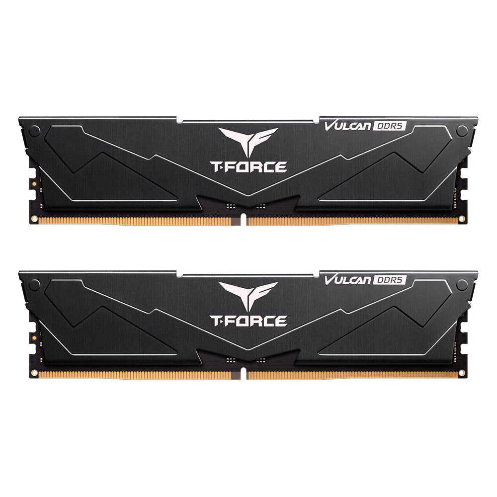 Team Group Memoria Ram Vulcan? Black - 32 Gb (2 X 16 Gb Kit) - Ddr5 6000 Udimm Cl30