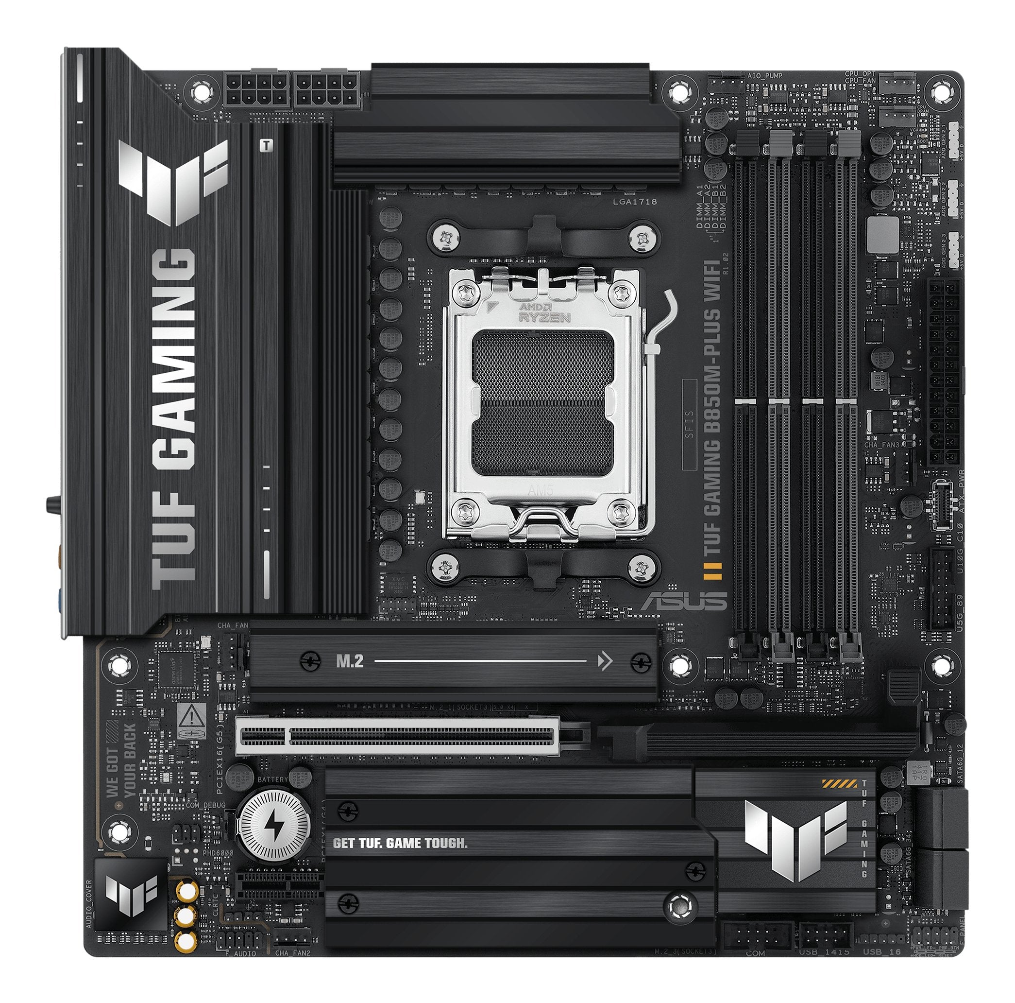 EAN 4711387764916 - ASUS TUF GAMING B850M-PLUS WIFI AMD B850 Zócalo AM5 micro ATX imagen 4