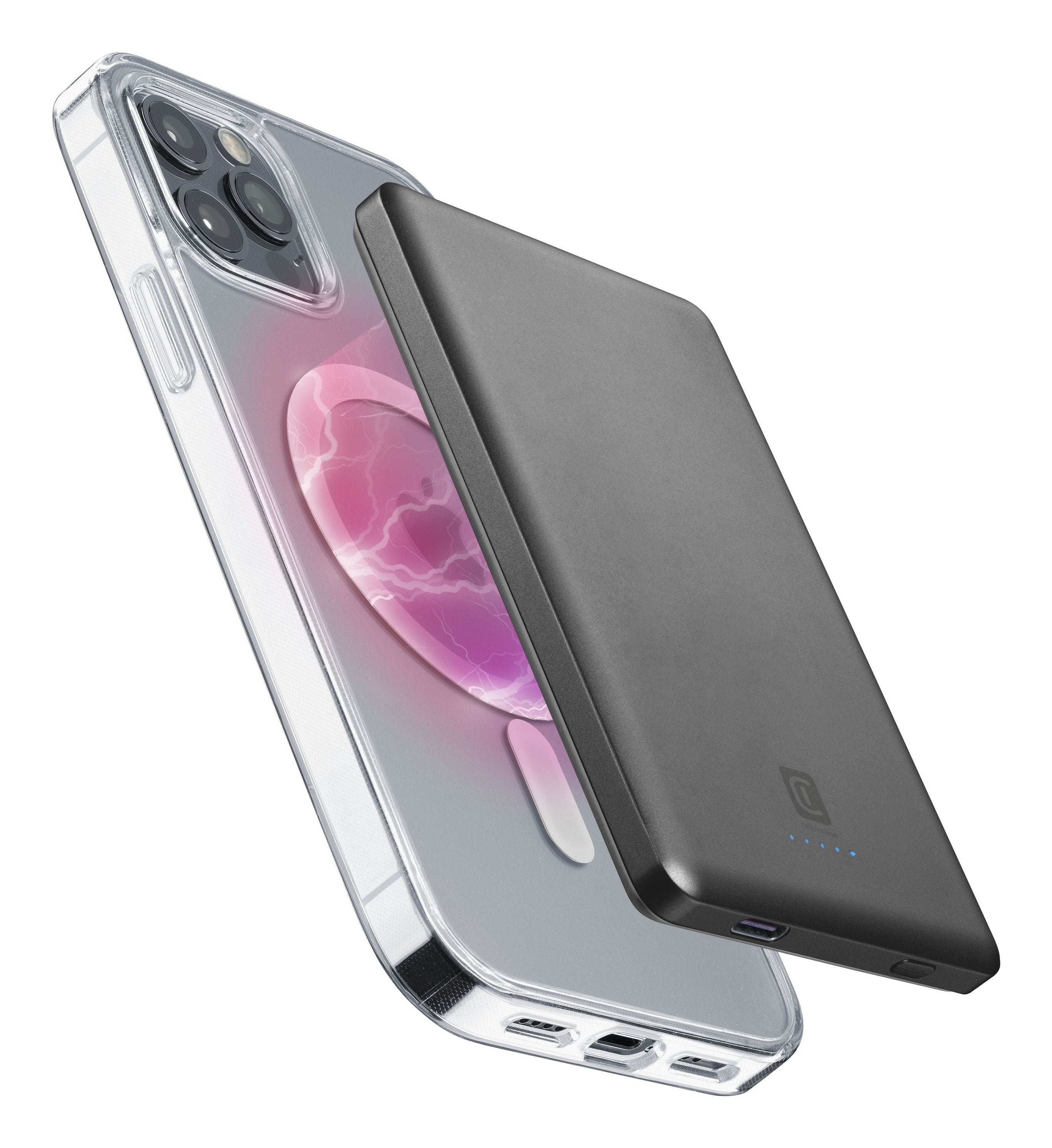 Cellularline Powerbank Iphone Mag Lite 5000mha Magsafe Gray