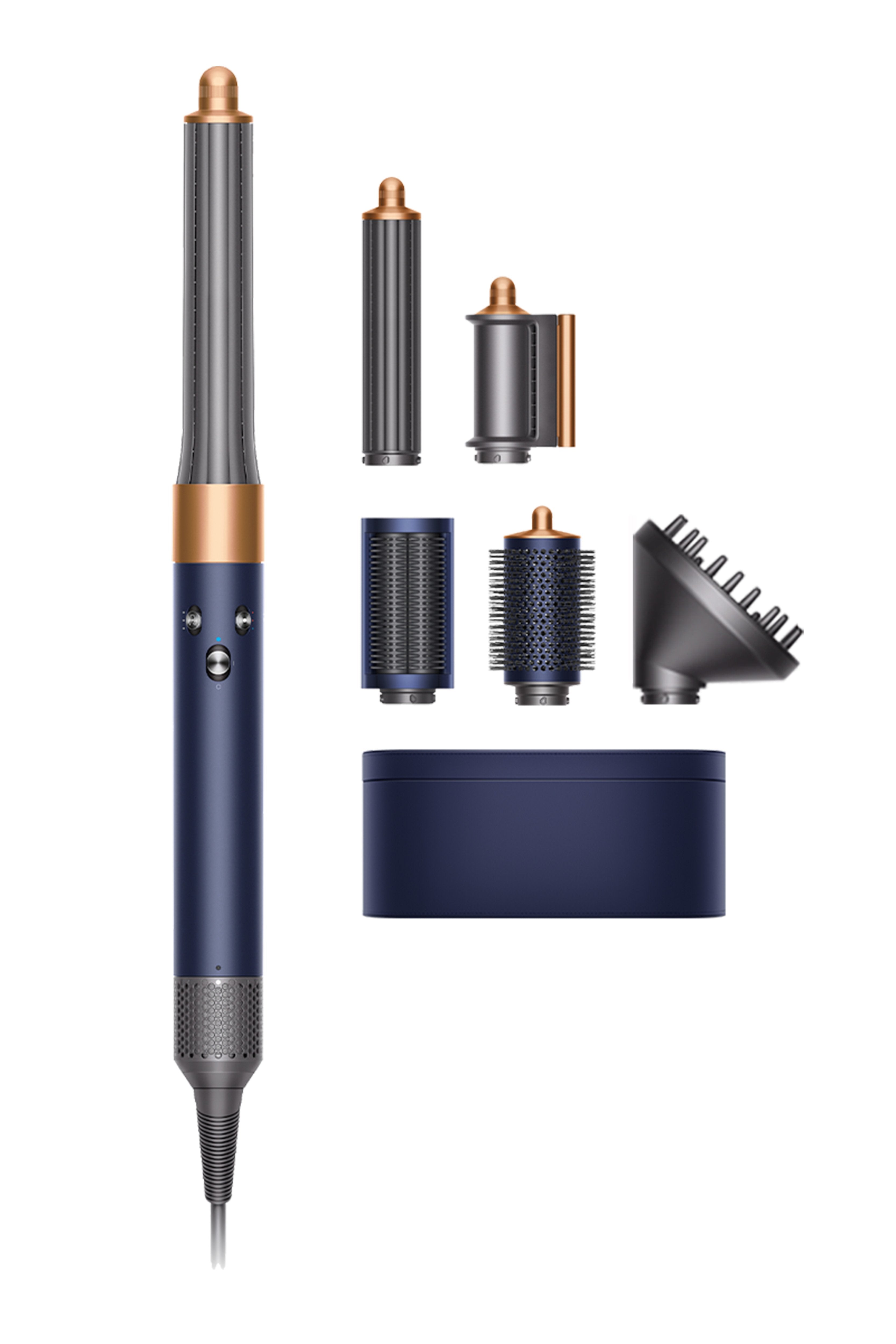 Rizador Y Peinador Dyson Airwrap Complete Long Volumise Azul