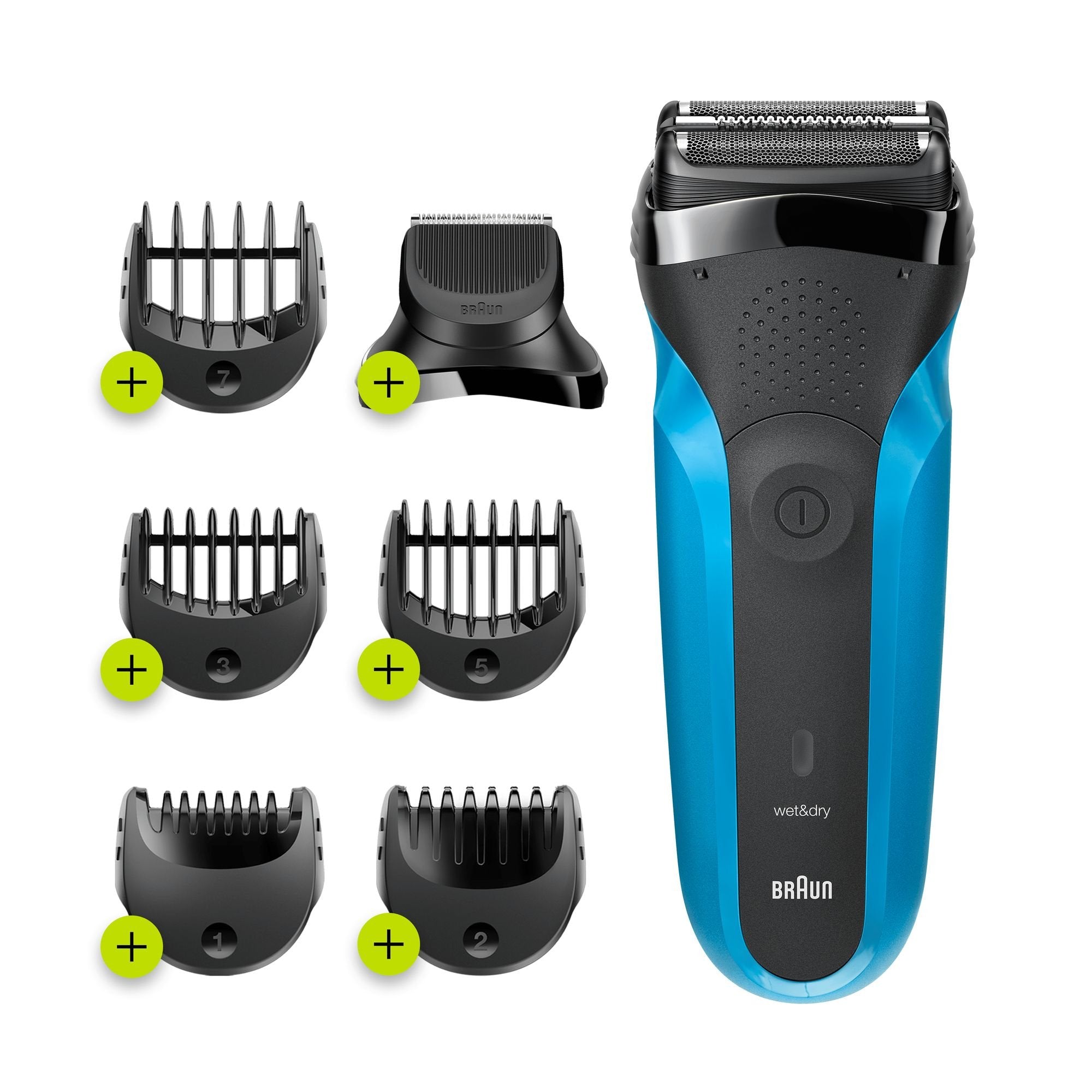 Braun Series 3 310bt Máquina De Afeitar De Láminas Recortadora Negro, Azul