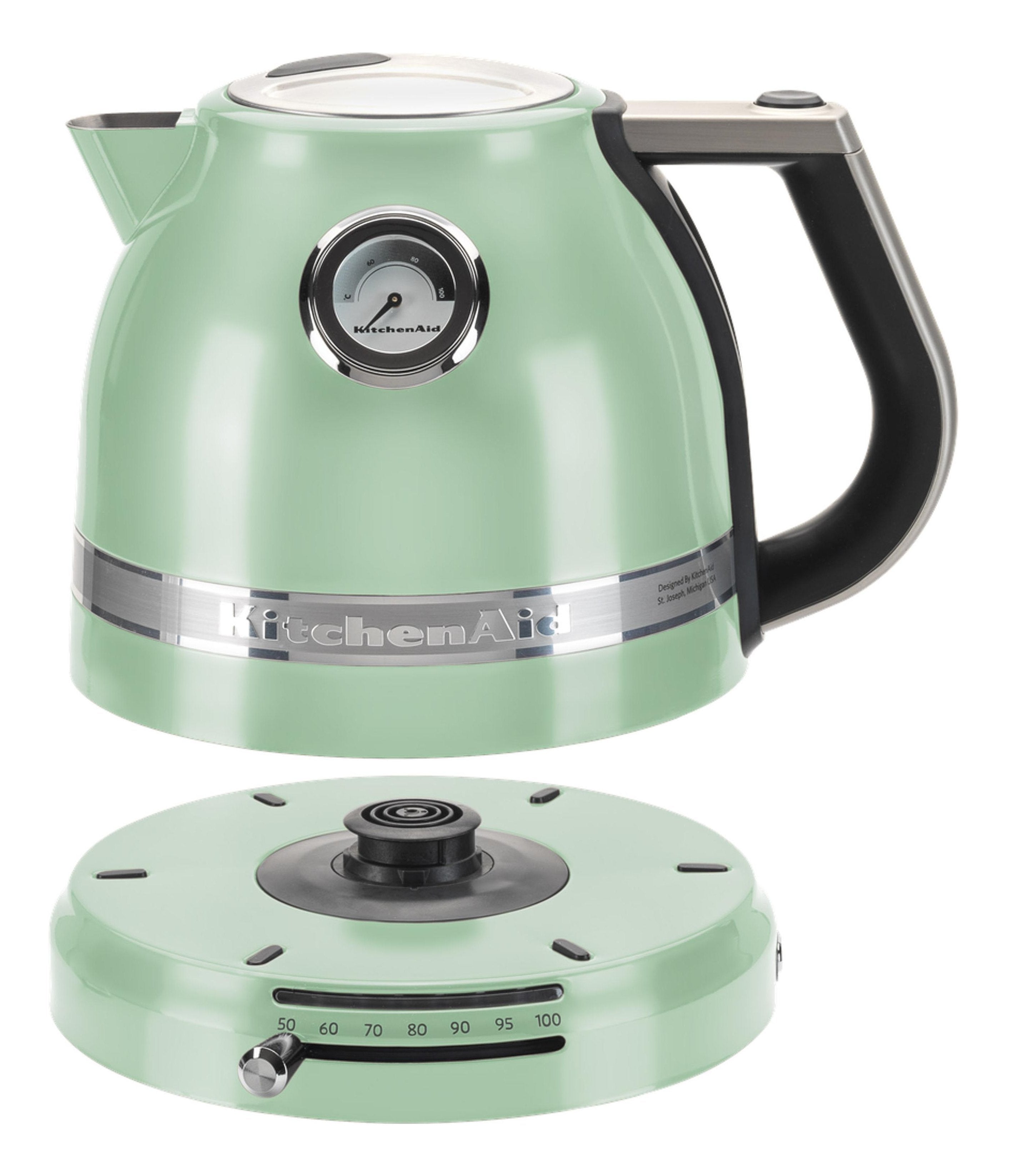 EAN 5413184907556 - KitchenAid 5KEK1522EPT tetera eléctrica 1,5 L 2400 W Negro, Verde, Acero inoxidable imagen 3