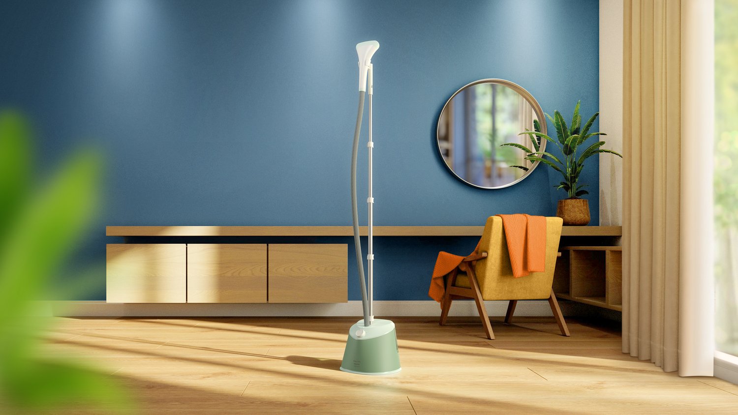 EAN 8720389038686 - Philips 1000 series STE1010/70 vaporizador para ropa Vaporizador erguido de prendas 1,8 L 1600 W Verde, G imagen 2