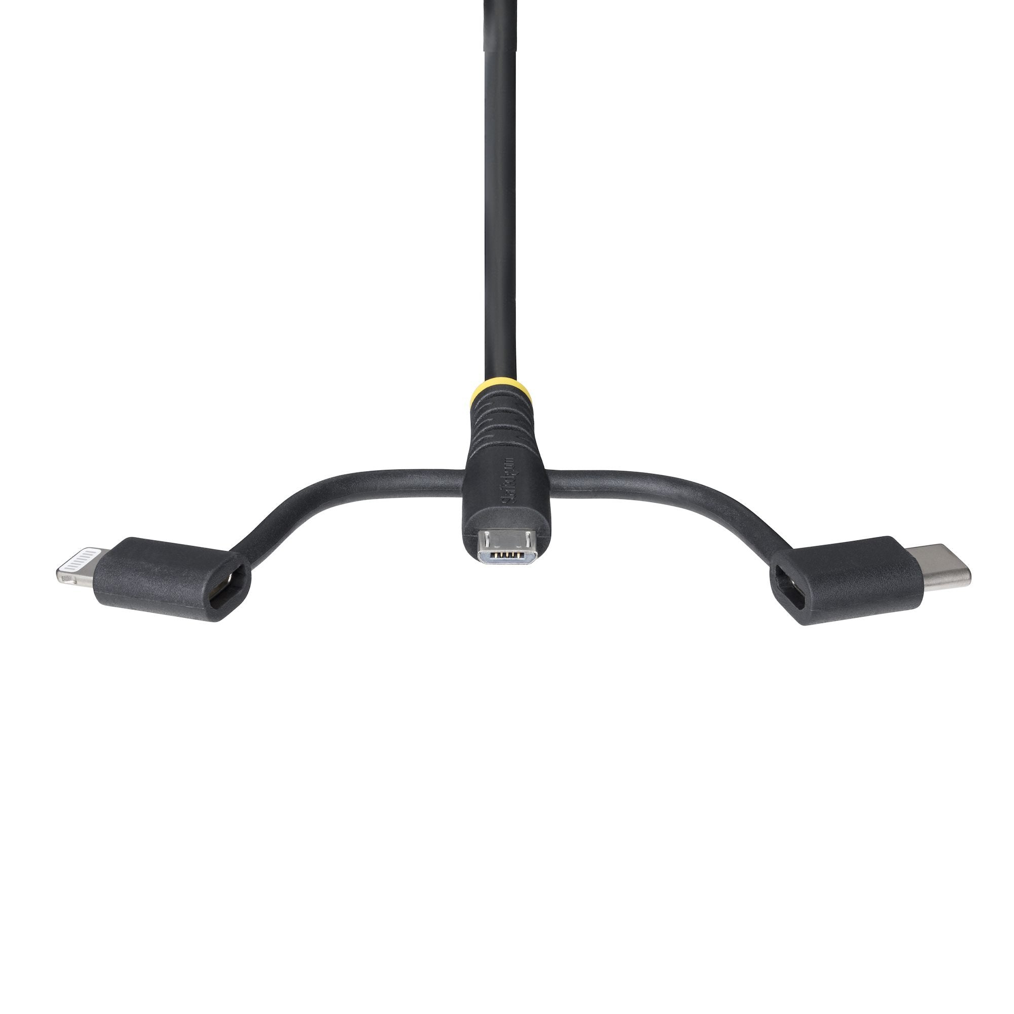 Rugged Usb Multi Charging Cablecabl Usb To Lightning/Micro-Usb/Type-