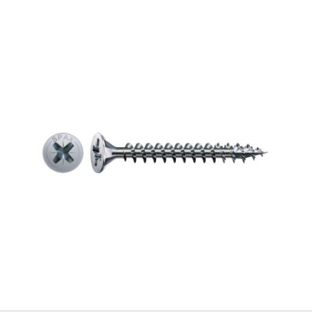 Caja 1000 Unid. Tornillo Universal Cabeza Plana Wirox 3,5x40mm Z2
