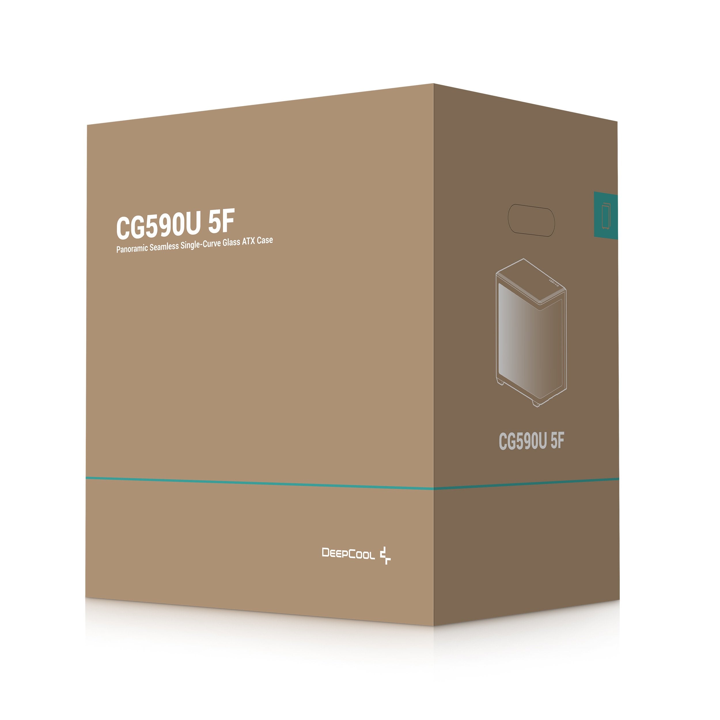 Deepcool Cg590u 5f (Negro, Panorama Glass) R-Cg590u-Bkaga5-G