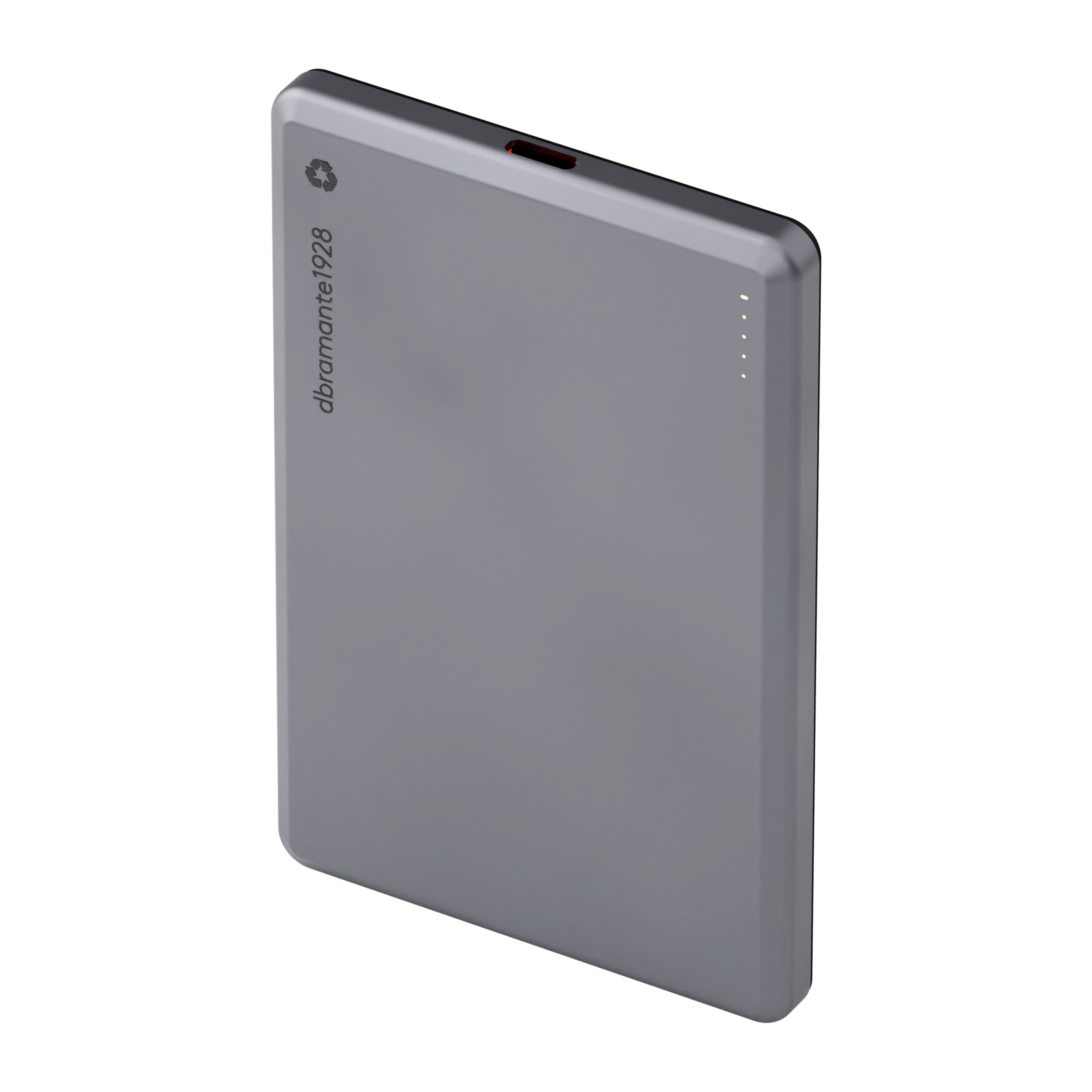EAN 5711428071774 - dbramante1928 CP05SLBL7177 batería externa 5000 mAh Cargador inalámbrico Gris imagen 1