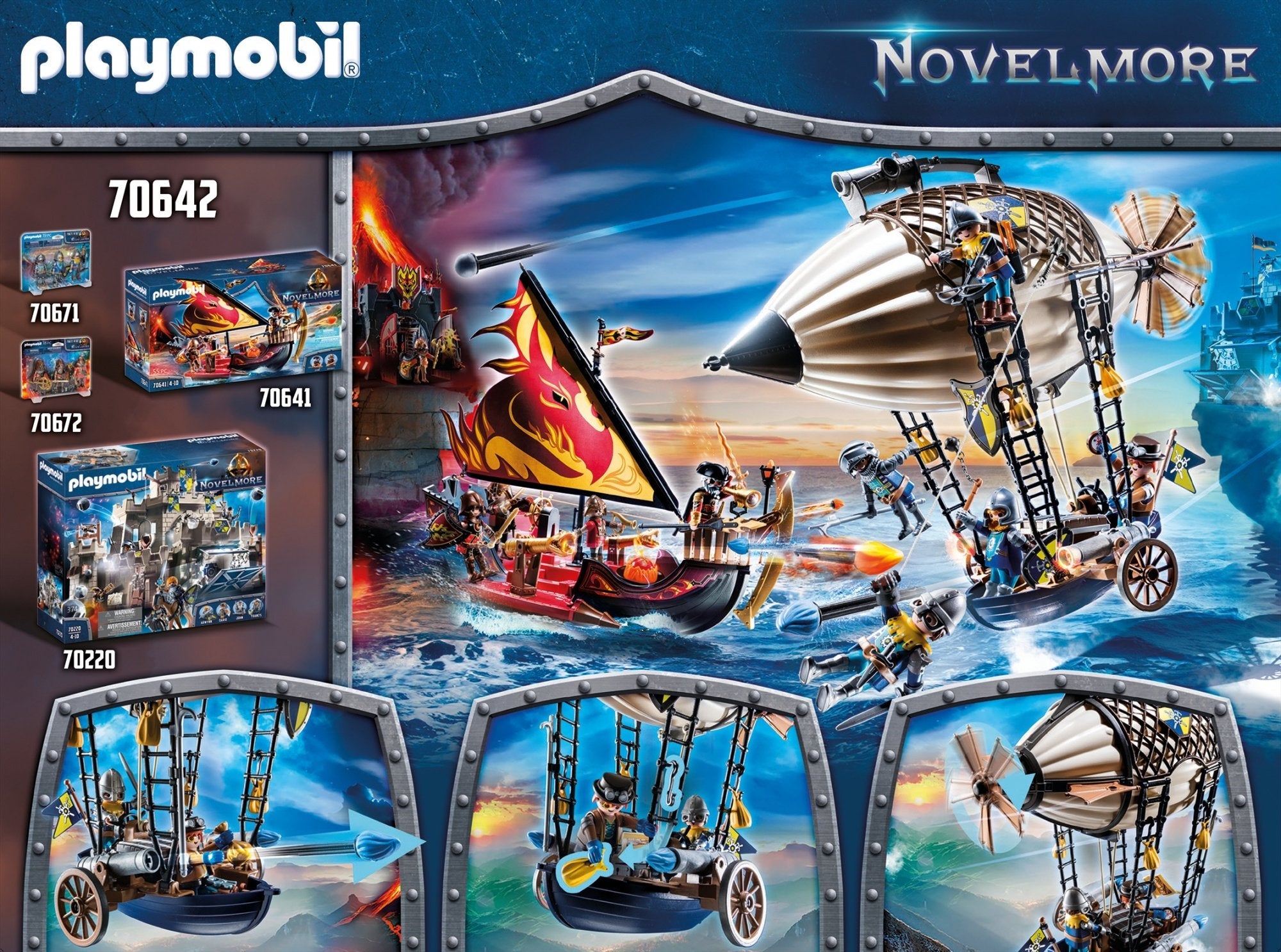 Playmobil 70642 Nolvemore Zeppelin Novelmore De Dario