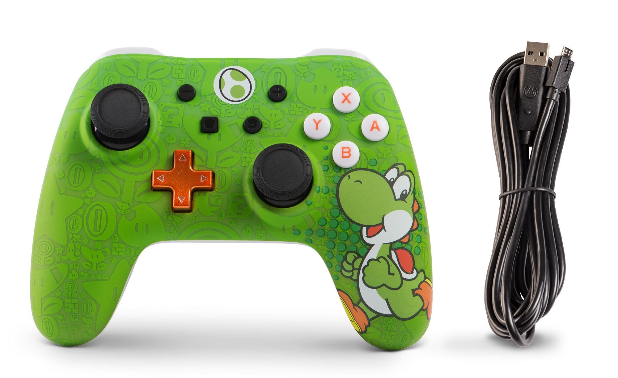 Mando Wired Controller Nintendo Switch Súper Mario Yoshi Usb 2.0 1.8m