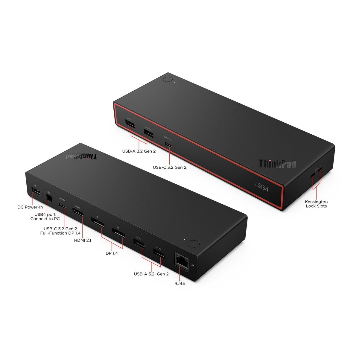 EAN 0195892147114 - Lenovo ThinkPad USB4 Dock 5000 (with 135W Adapter) Alámbrico Negro imagen 7