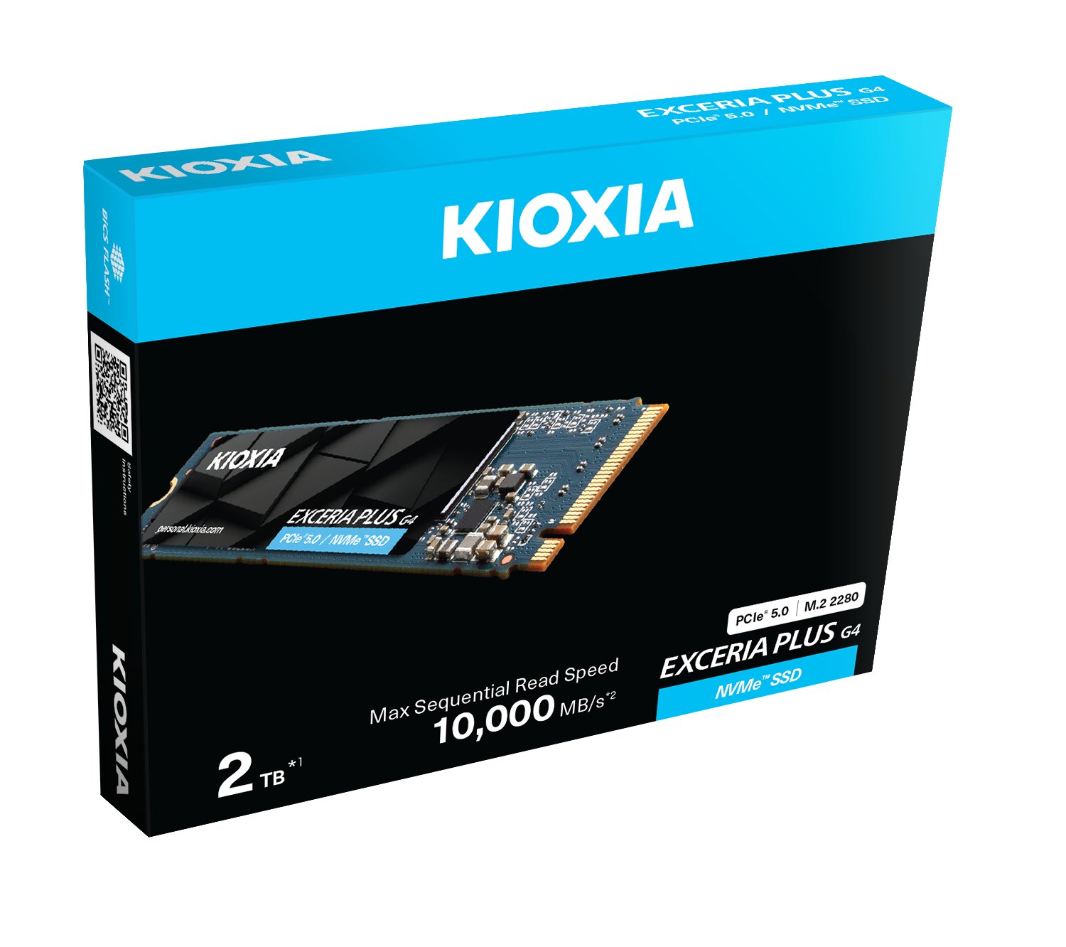 EAN 4582563859975 - Kioxia LVD10Z001TG8 unidad de estado sólido 1 TB M.2 PCI Express 5.0 NVMe BiCS FLASH TLC imagen 7