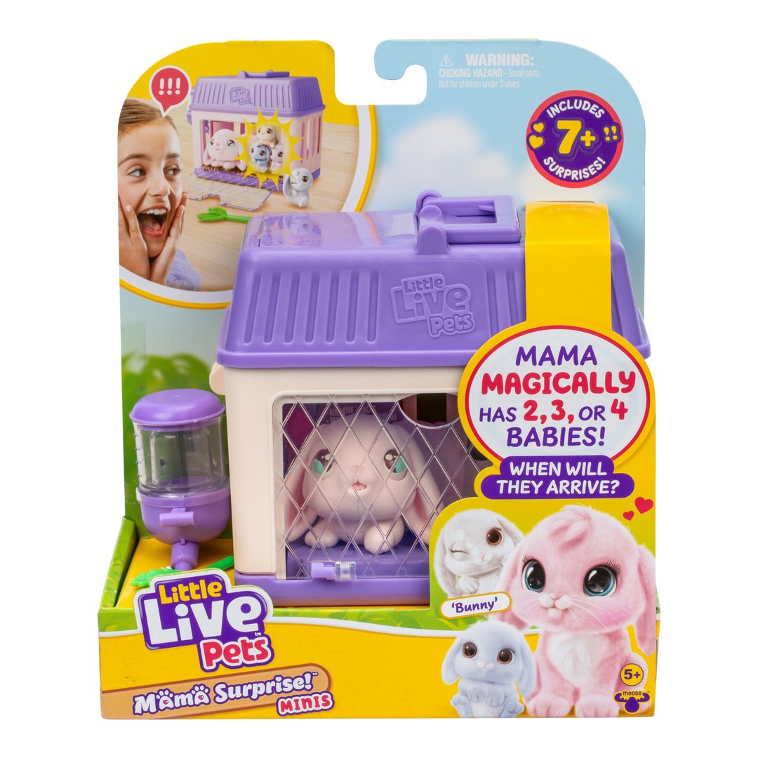 Moose Toys Ltd. Little Live Pets - Mama Surprise S4 Mini Playset Bunny 26625