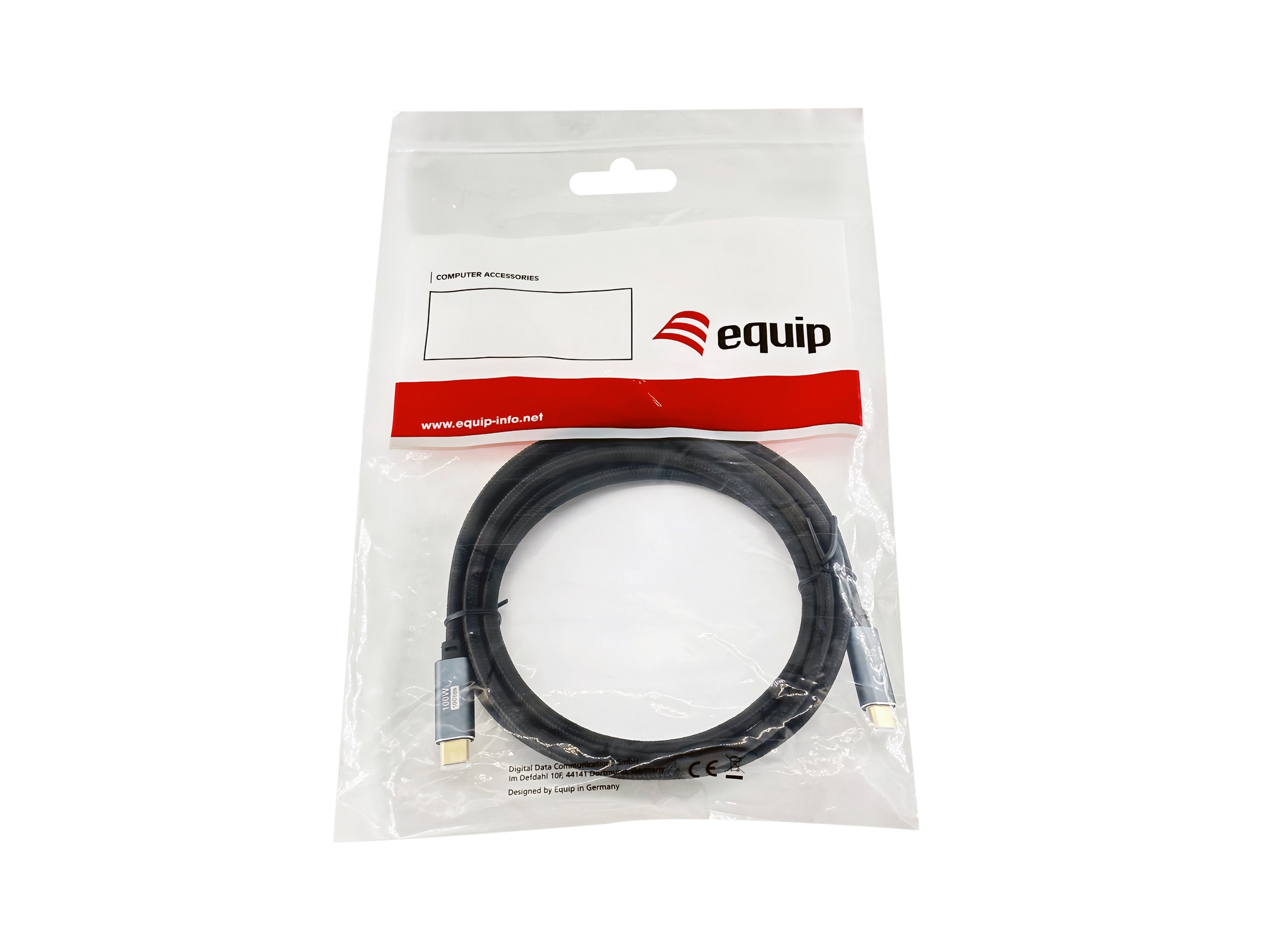 Equip Usb Cable 3.2 C -> C M M 2.00m 5a Negro