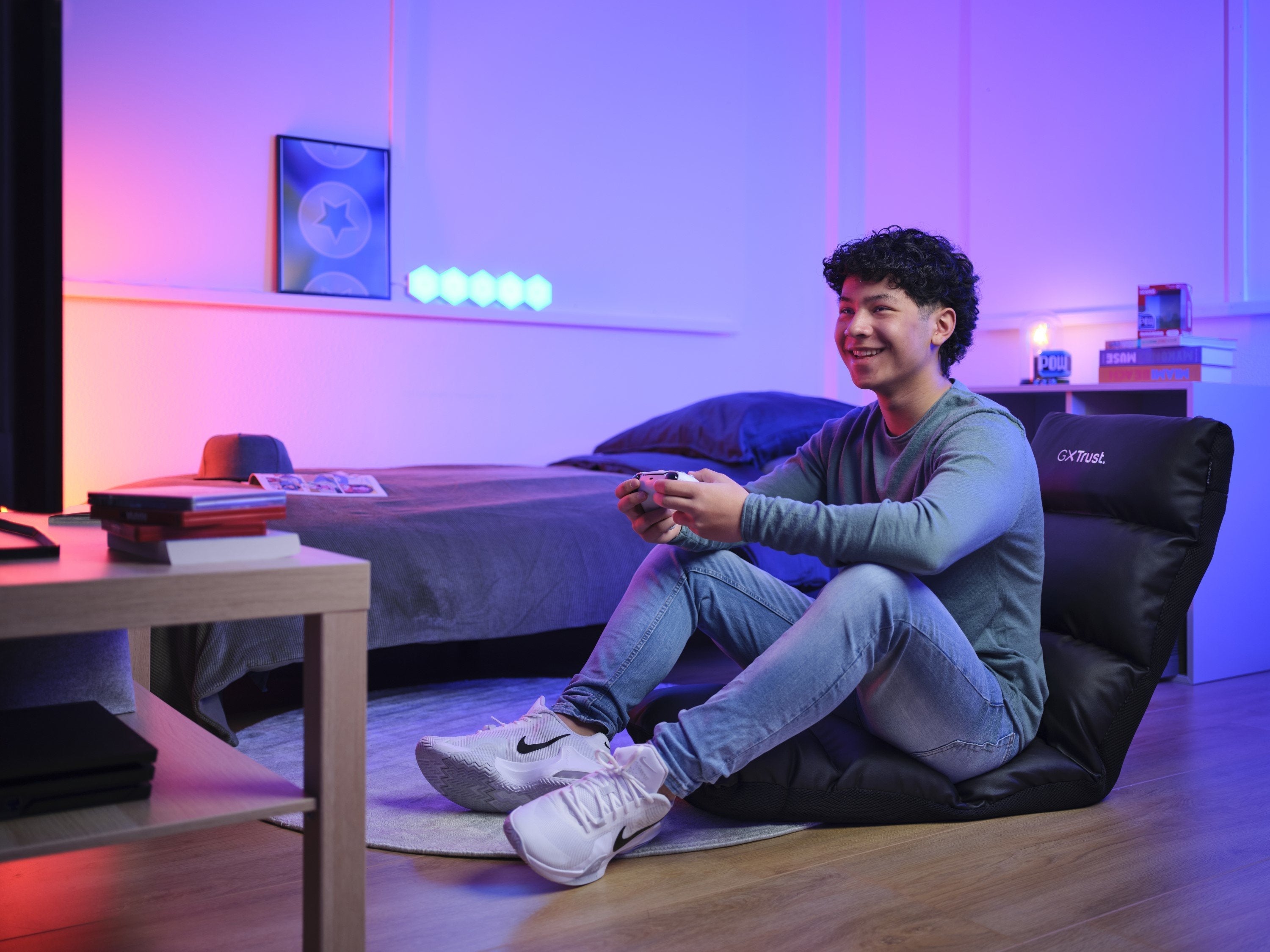 Trust Gxt 718 Rayzee Silla Gaming Asiento Acolchado Negro