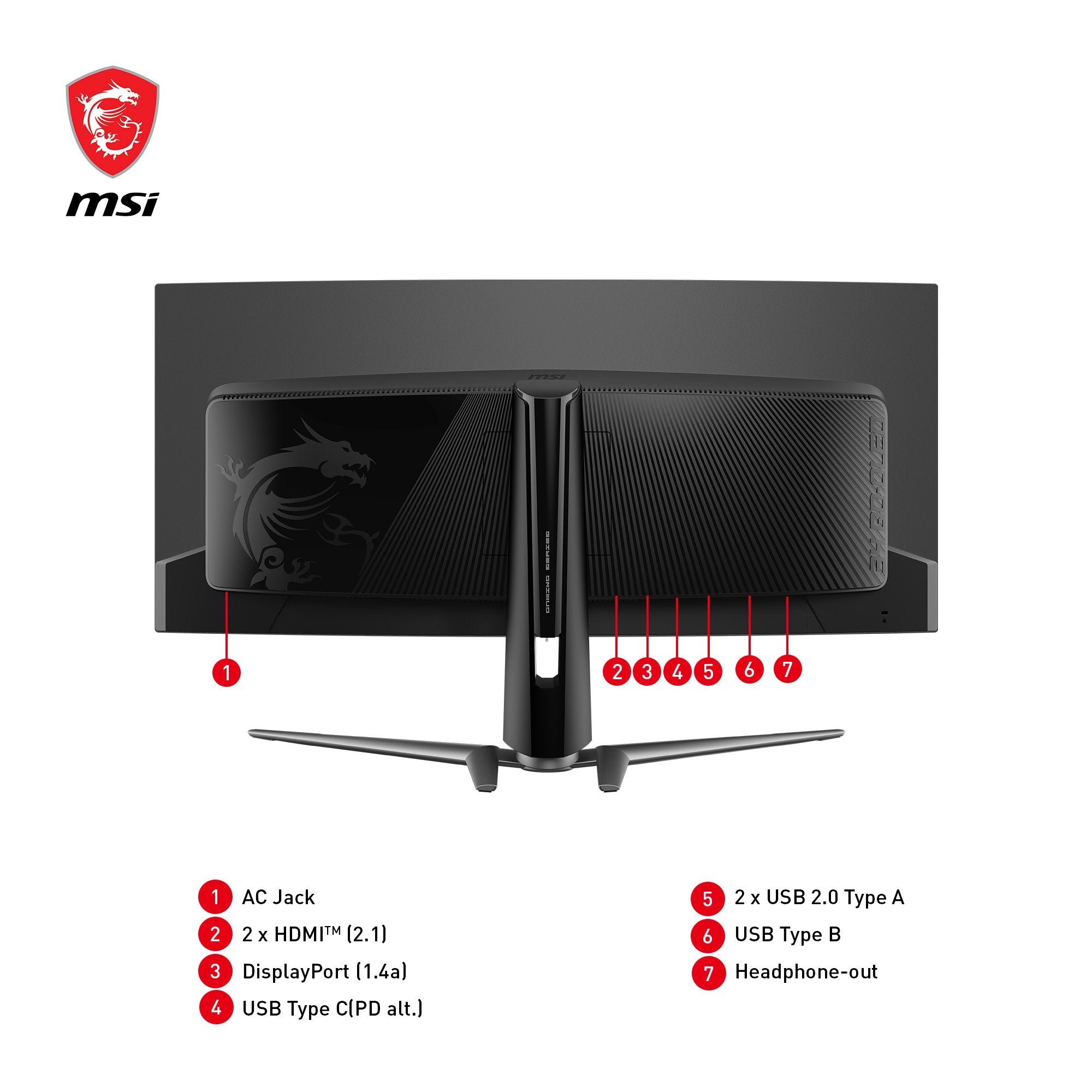 Monitor Msi Mag 341cqpde Qd-Oled, Gaming 34,2 " Negro, Uwqhd, Qd-Oled, Curvo, Adaptive-Sync, Hdr, Panel De 175 Hz)