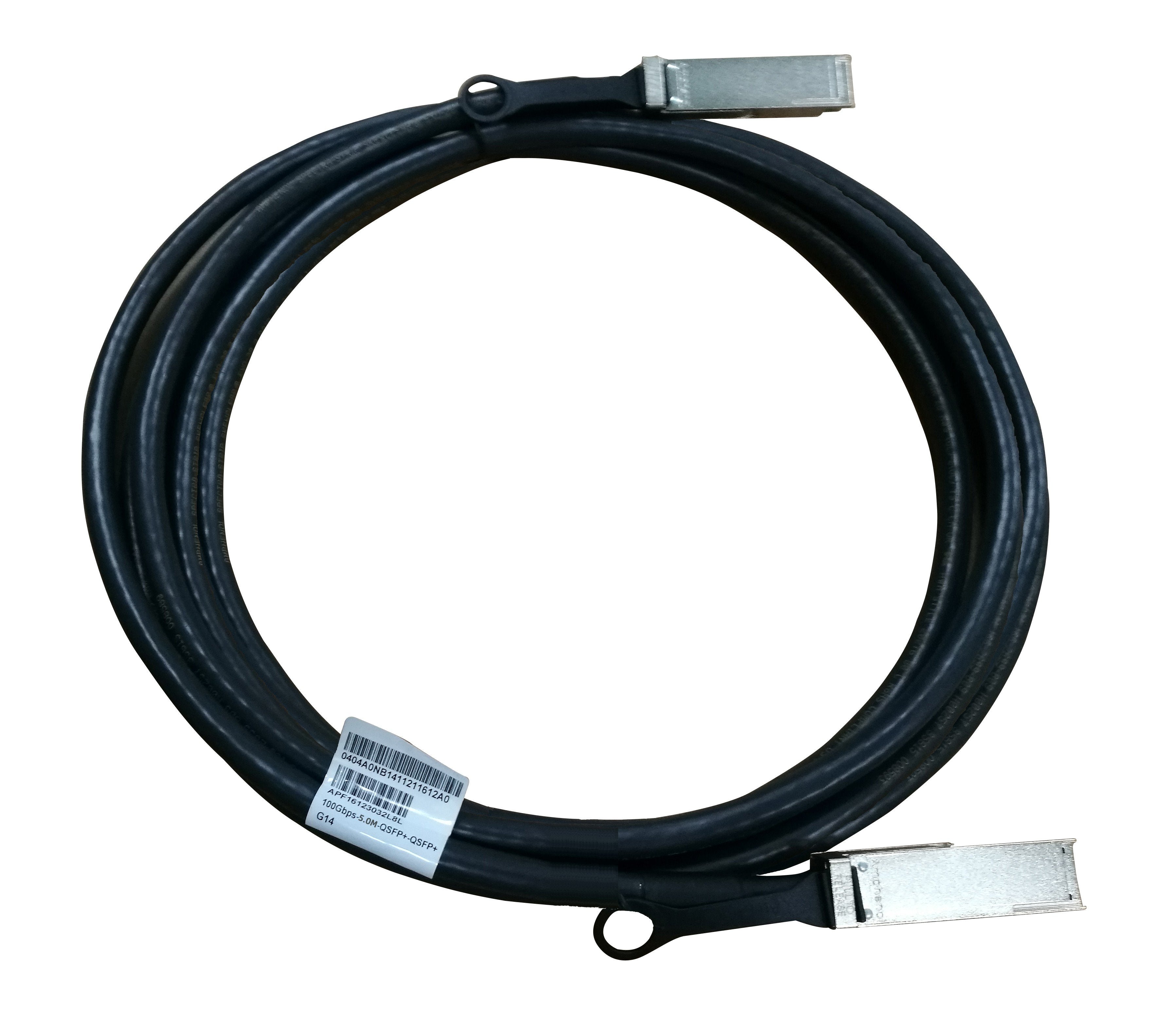 EAN 0190017326825 - HPE Aruba Networking 100G QSFP28 to QSFP28 5m Direct Attach Copper Cable Cable de fibra óptica e InfiniBa imagen 1