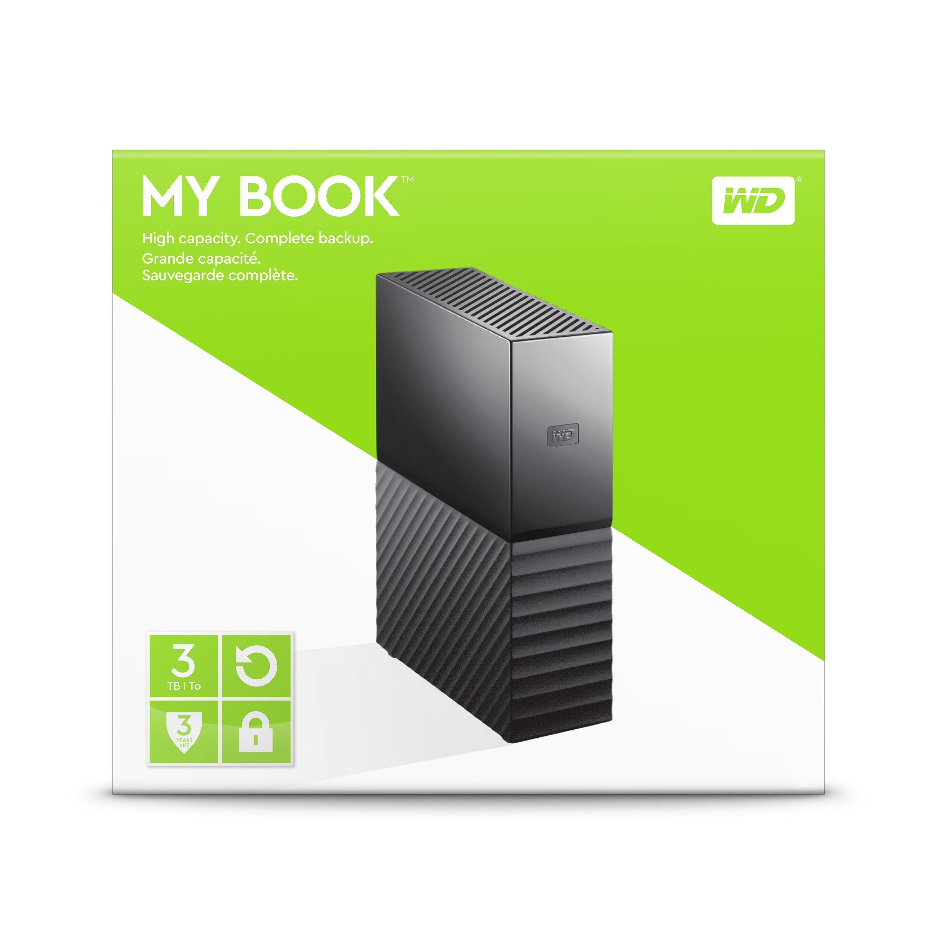 EAN 0718037850924 - Western Digital My Book disco duro externo 3 TB 3.5" Micro-USB B 3.2 Gen 1 (3.1 Gen 1) Negro imagen 9