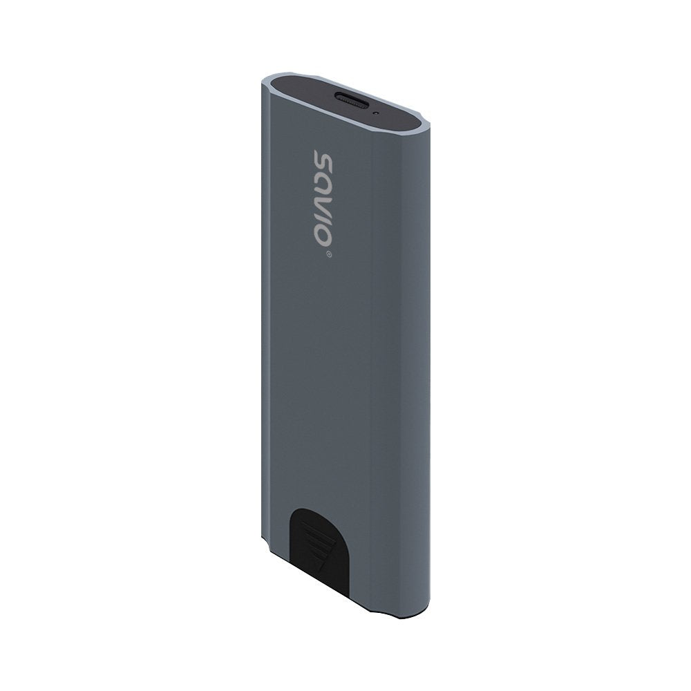 Carcasa Para Unidad Externa Savio M.2 Ssd Nvme, Usb-C 3.1, Ak-67, Gris