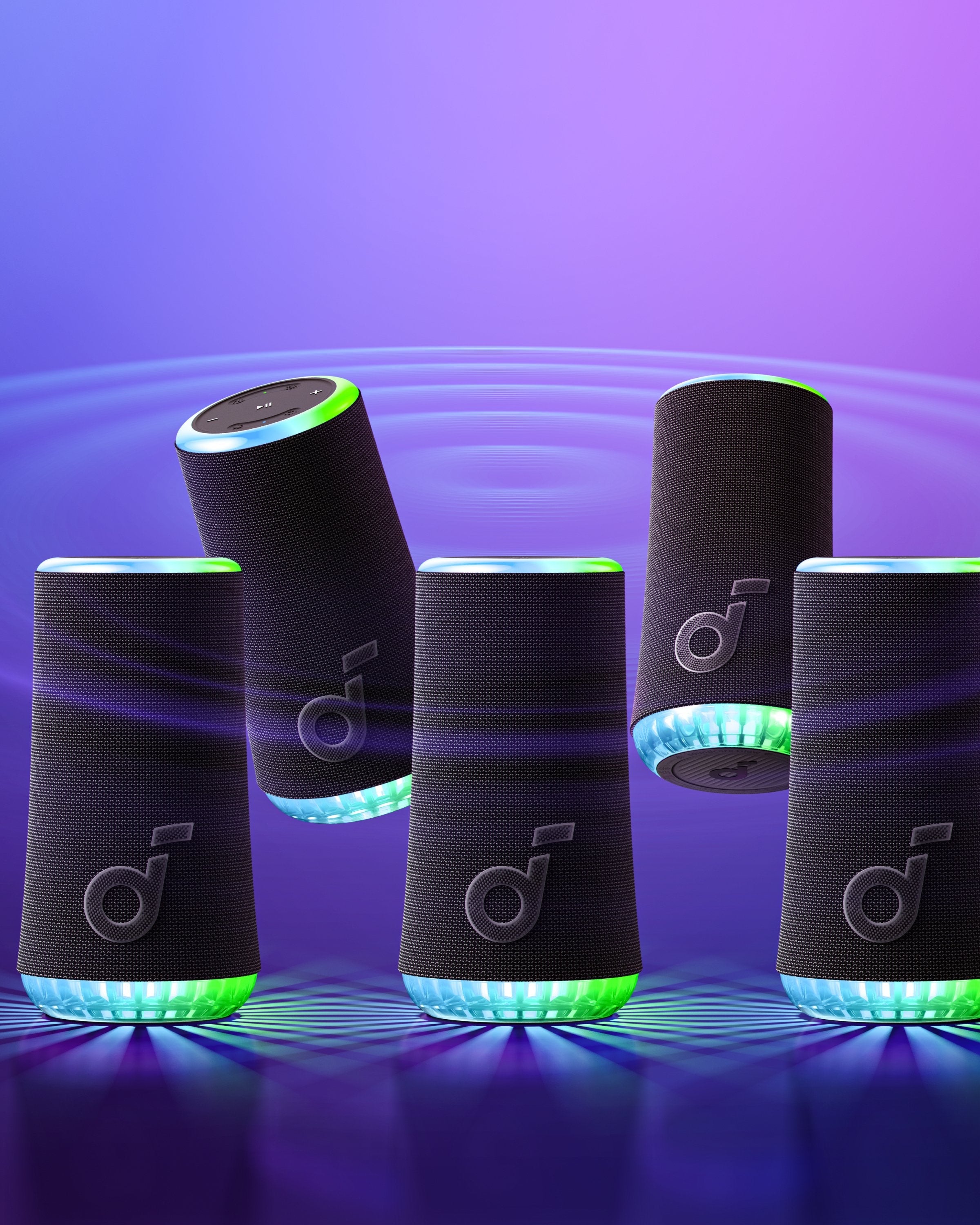 Altavoz Soundcore Glow Portátil Bt, Negro